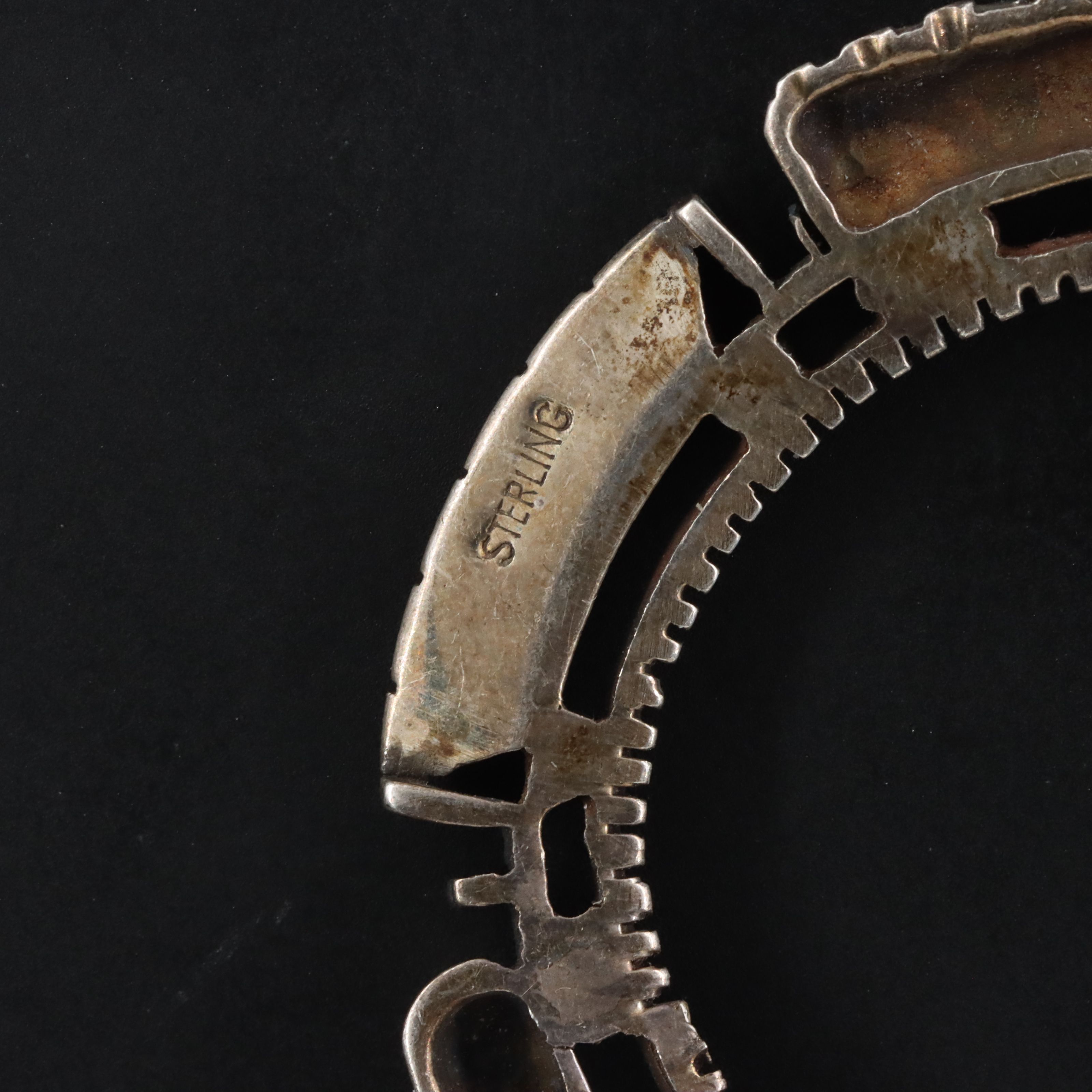 Sterling Train Circle Pendant