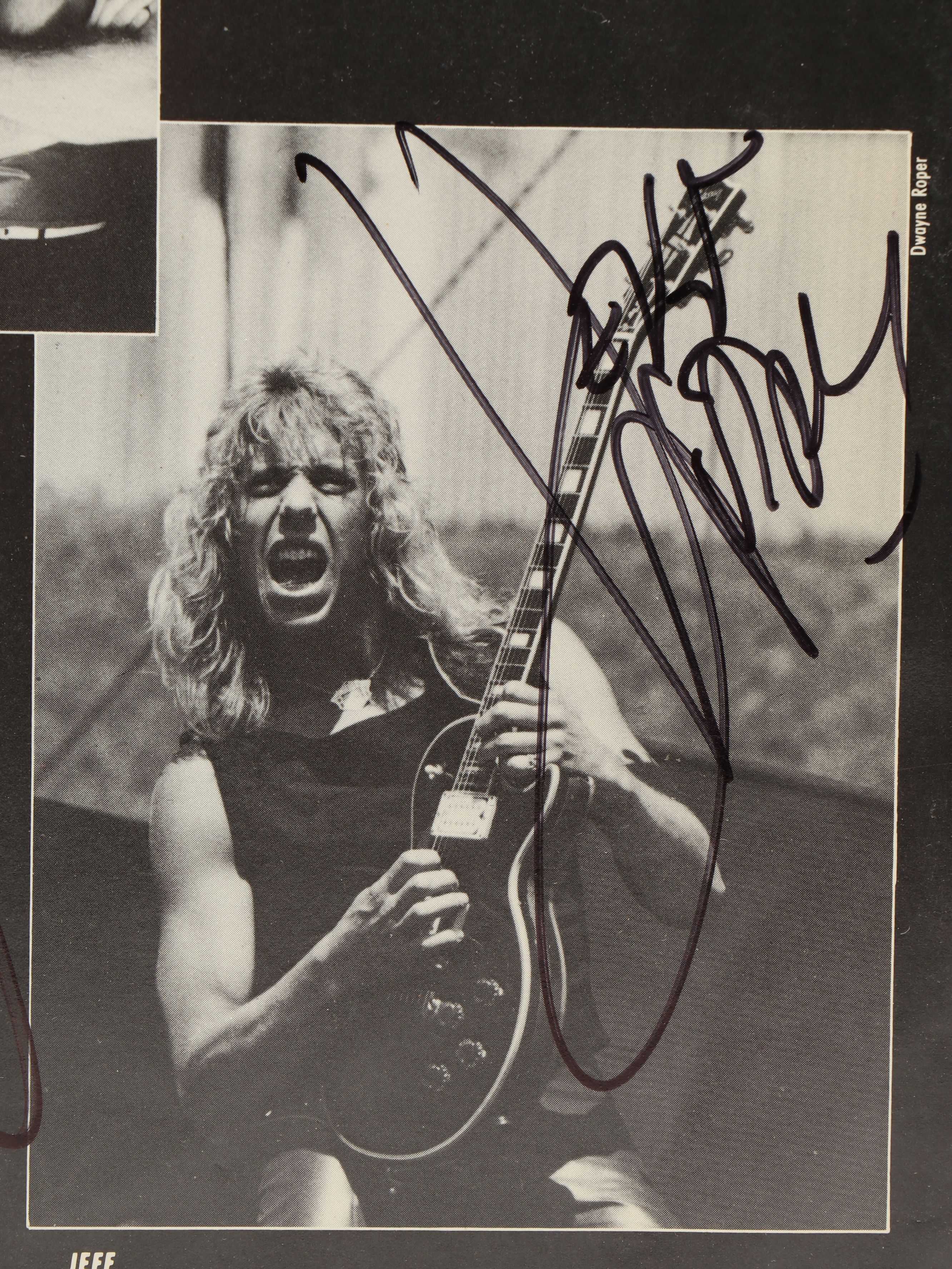 Signed Night Ranger "Midnight Madness" Record Sleeve and Inner Sleeve