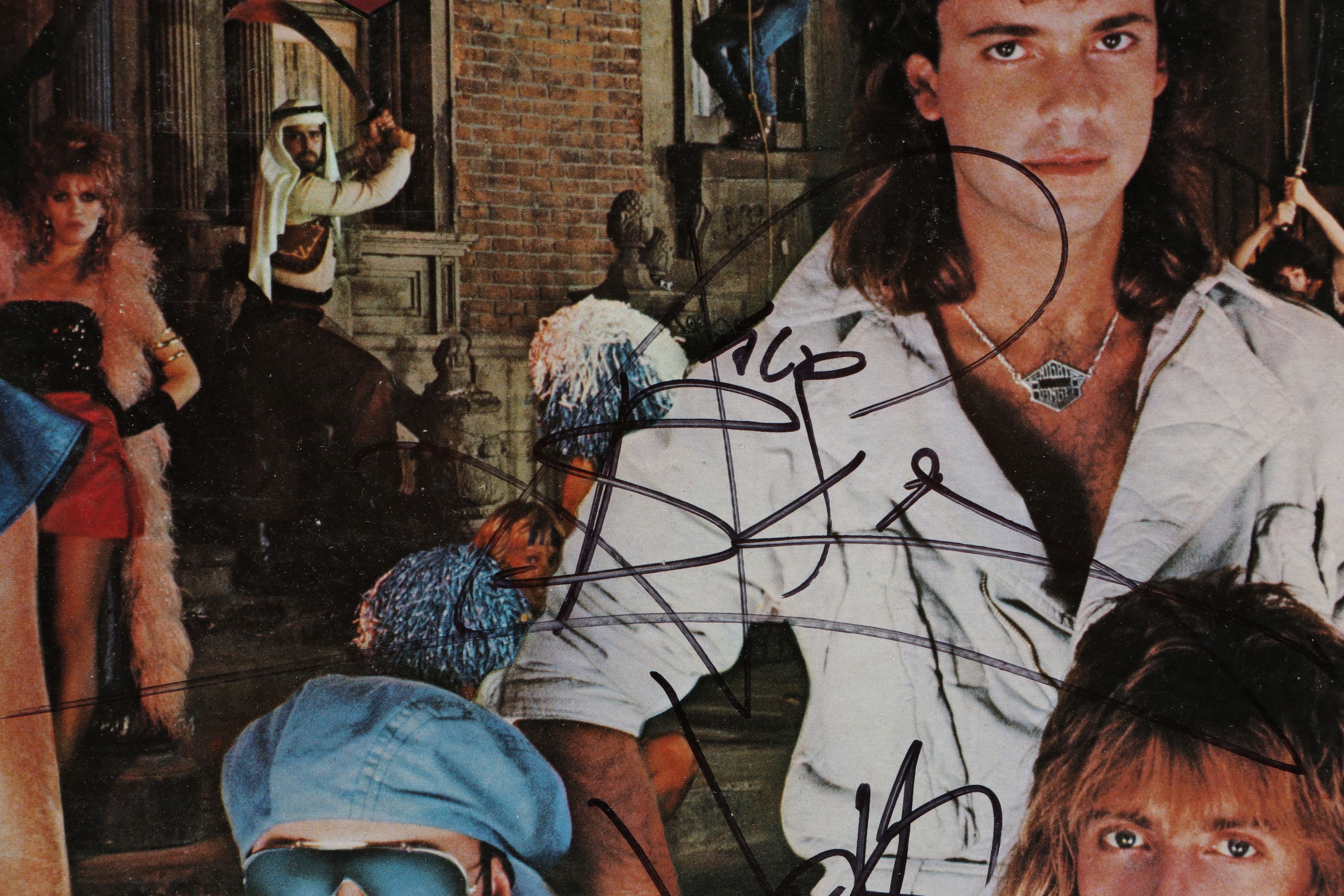 Signed Night Ranger "Midnight Madness" Record Sleeve and Inner Sleeve