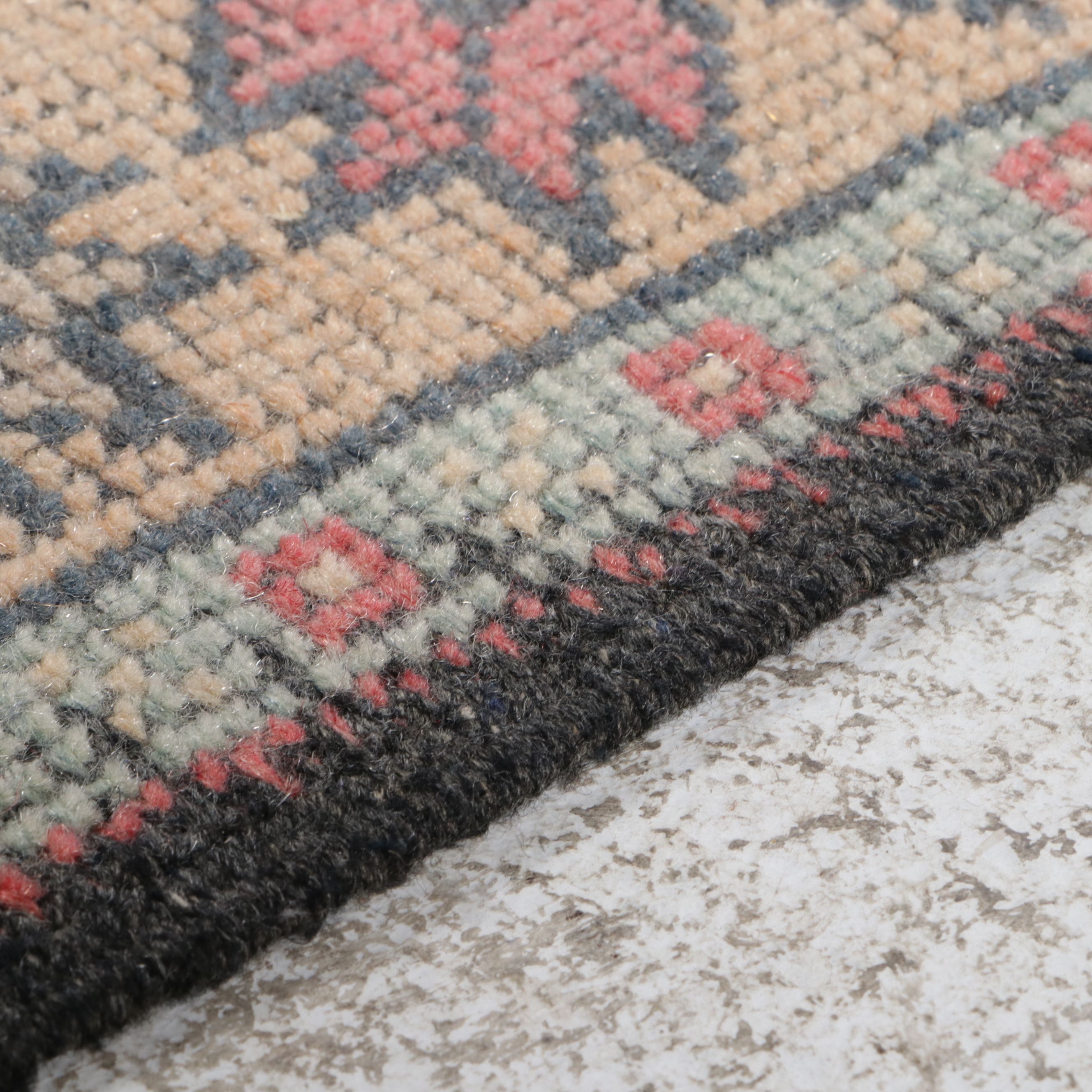 4'7 x 8' Hand-Knotted Turkish Oushak Area Rug