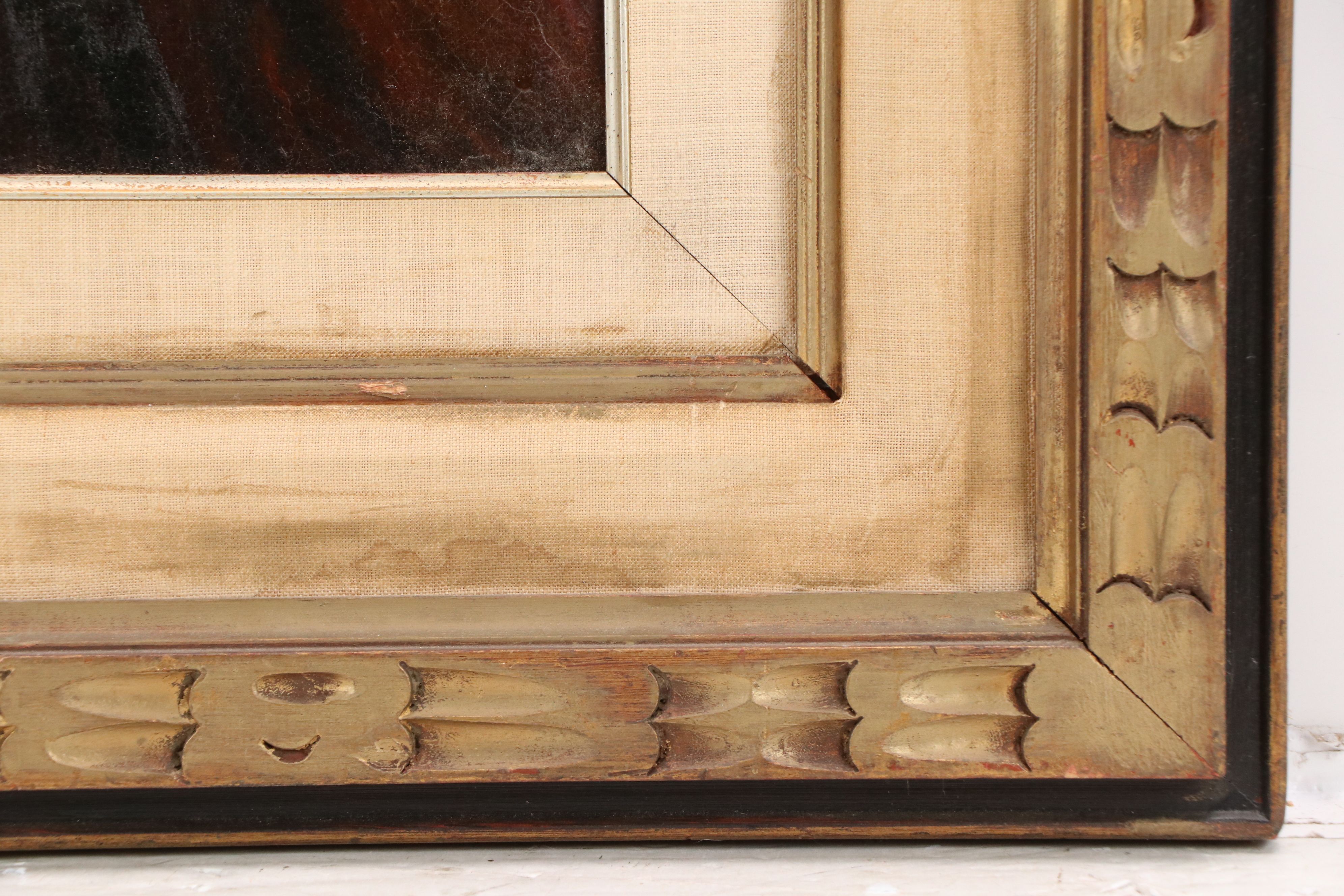 D. Wohlrath Portrait Oil Painting, Late 20th Century