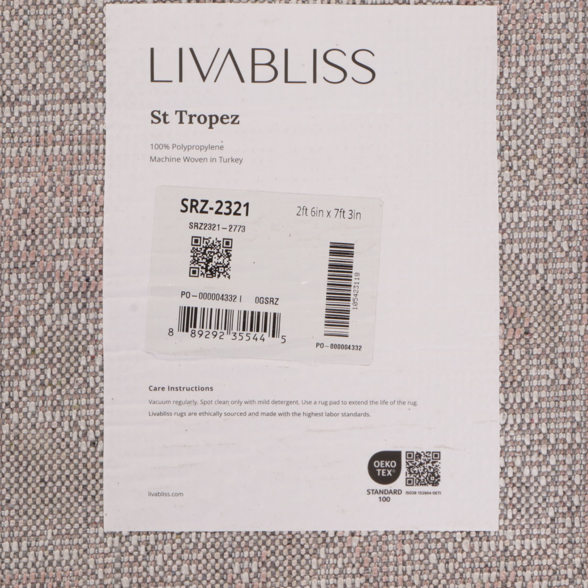 Pair of Machine Made Livabliss "St Tropez" Carpet Runners