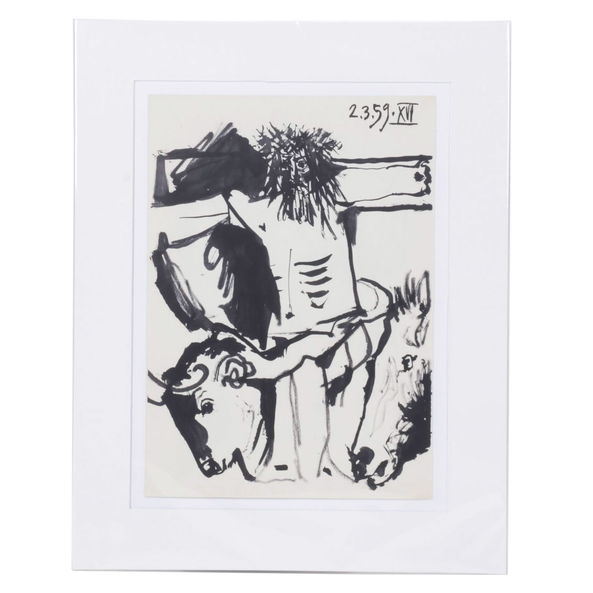Offset Lithograph After Pablo Picasso From "Toros y Toreros," 1961