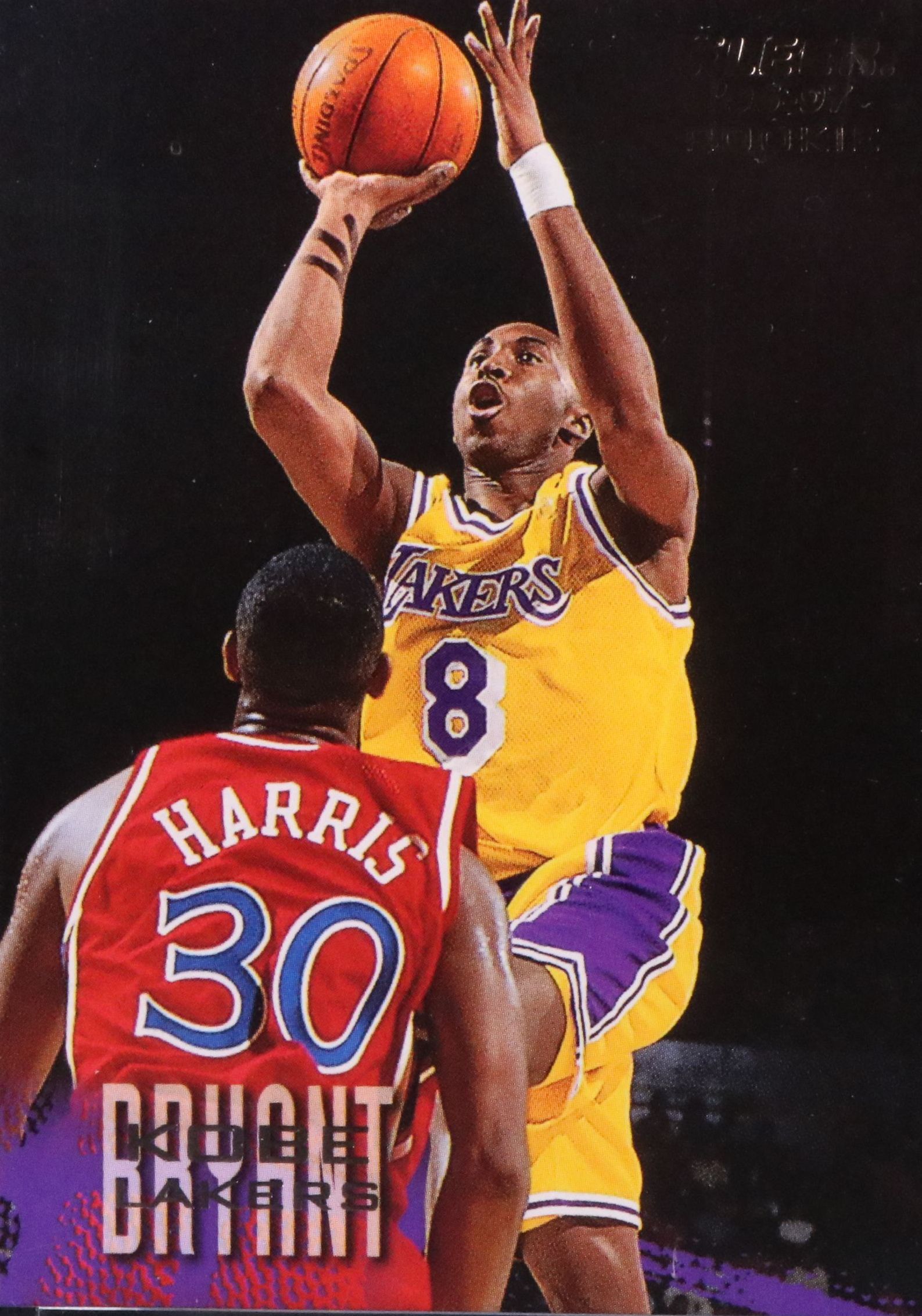 1996-97 Fleer Kobe Bryant Los Angeles Lakers Rookie Basketball Card