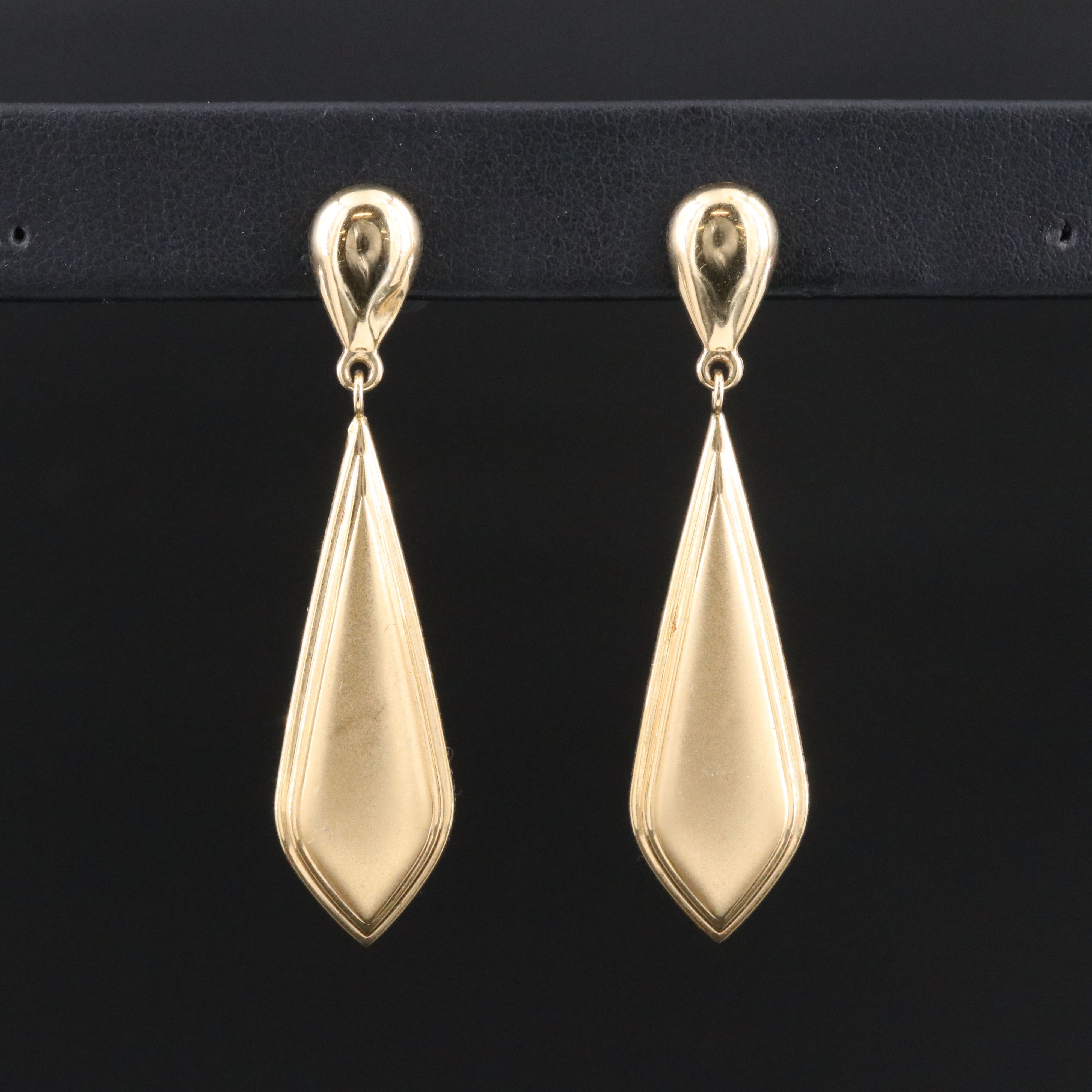 14K Drop Earrings