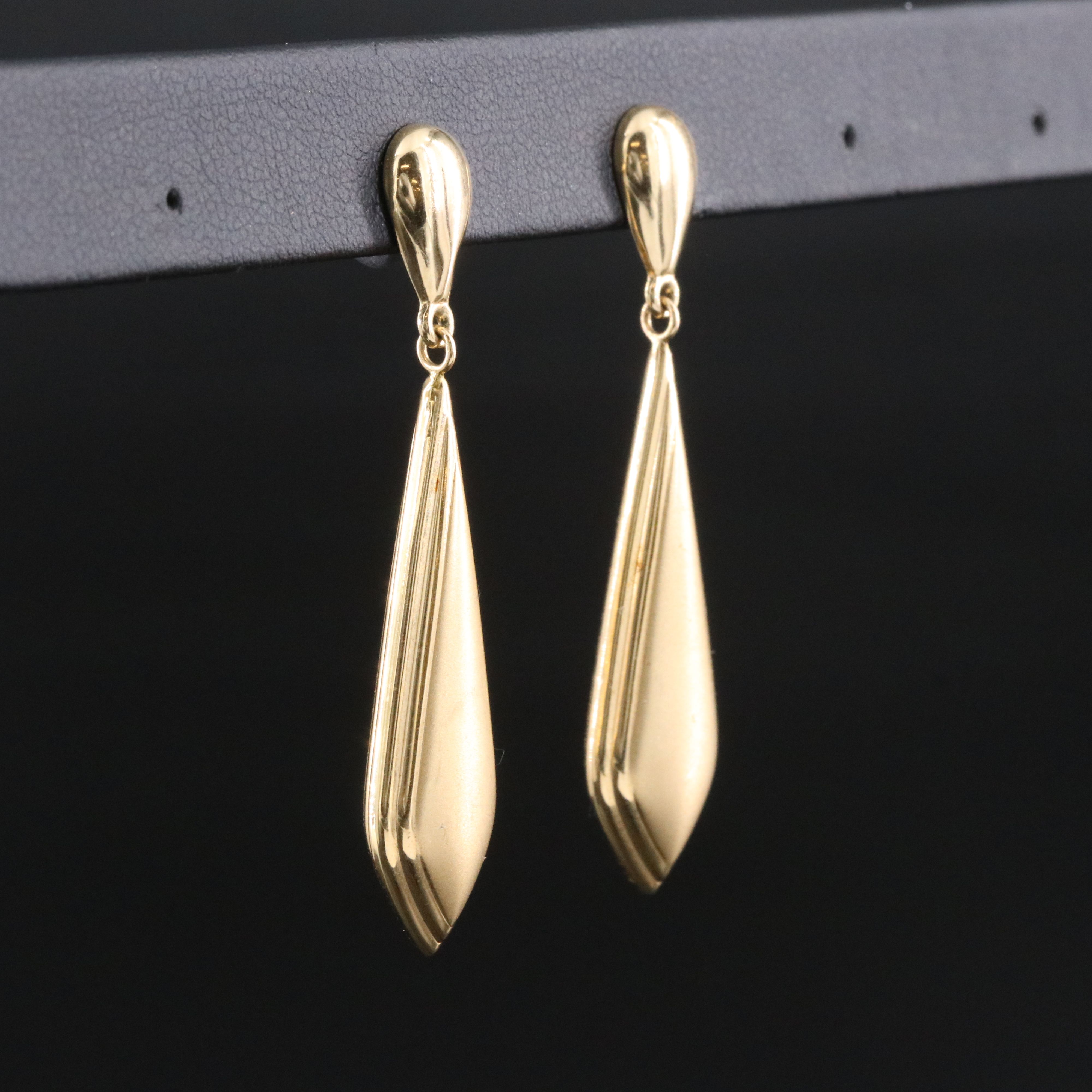 14K Drop Earrings