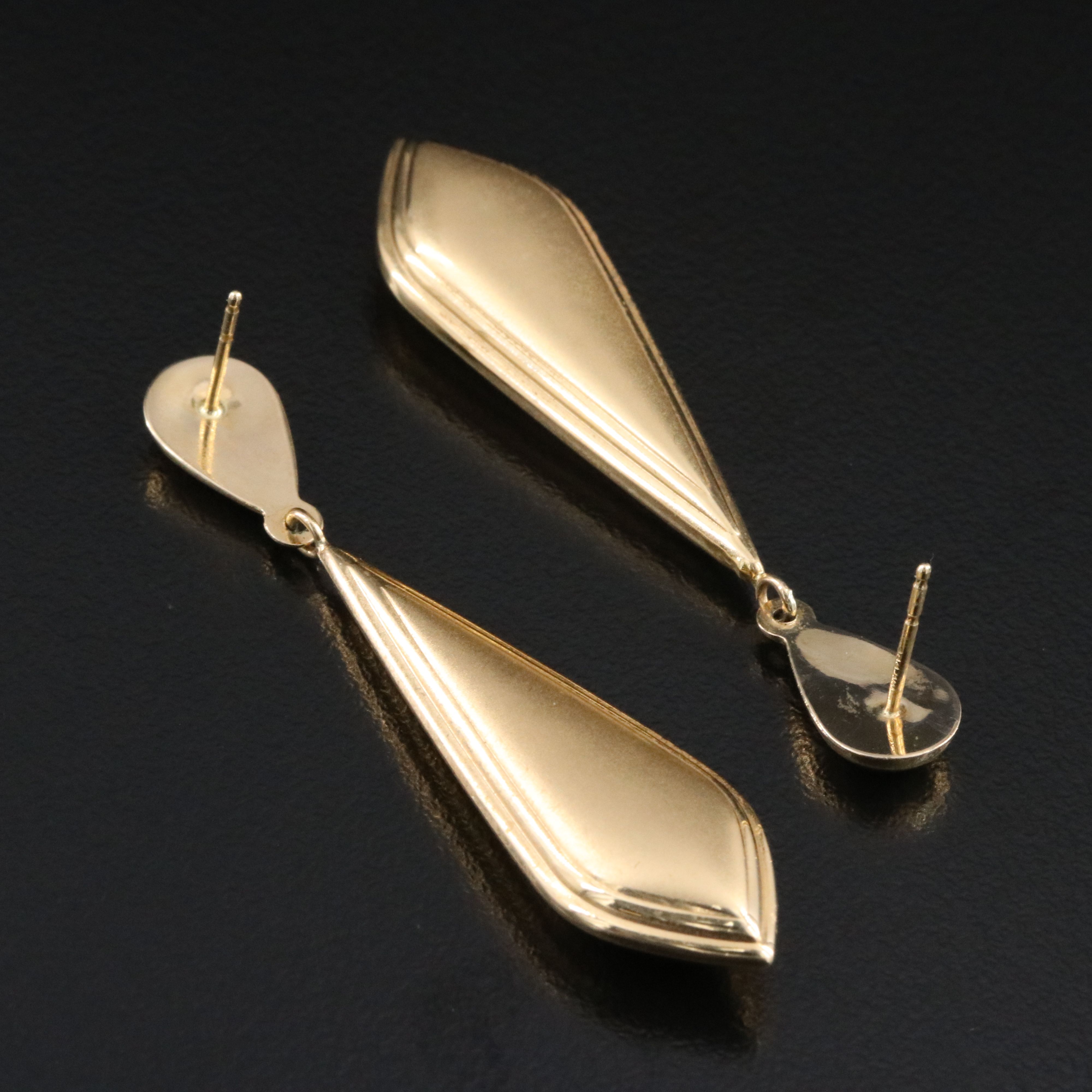 14K Drop Earrings