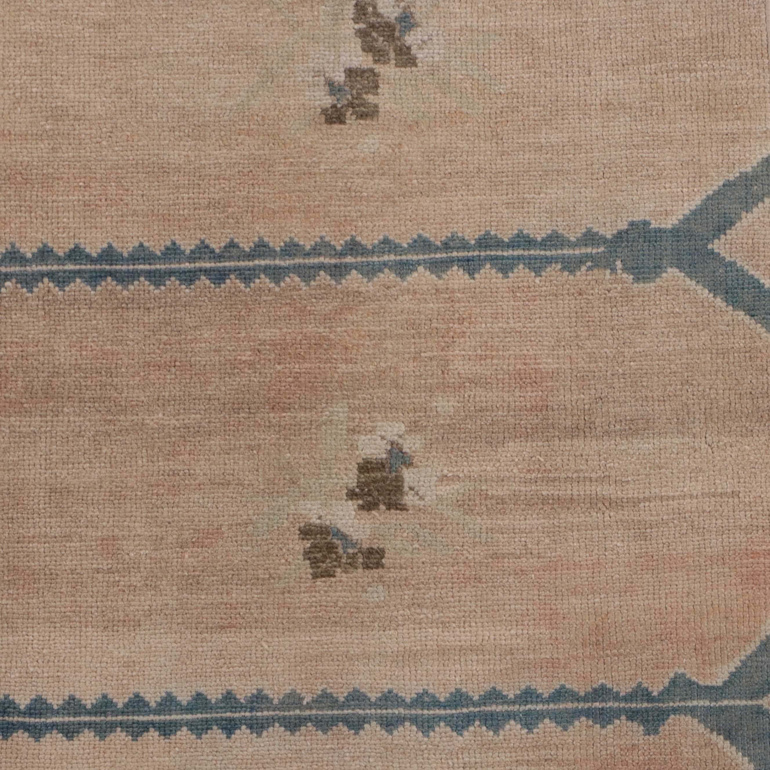 2'9 x 4'10 Hand-Knotted Turkish Oushak Accent Rug