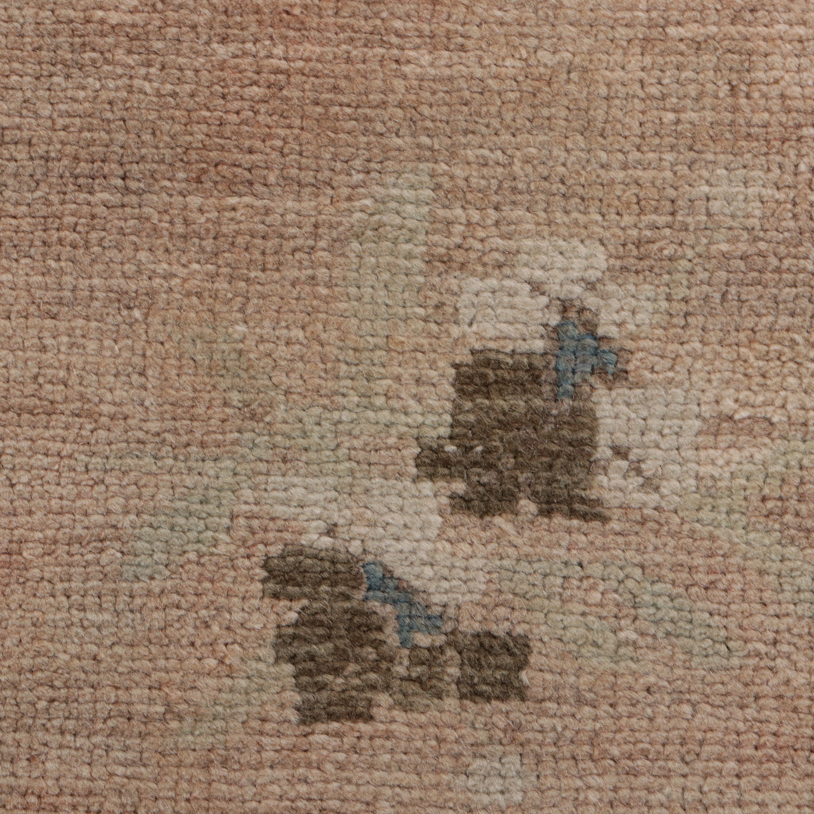 2'9 x 4'10 Hand-Knotted Turkish Oushak Accent Rug