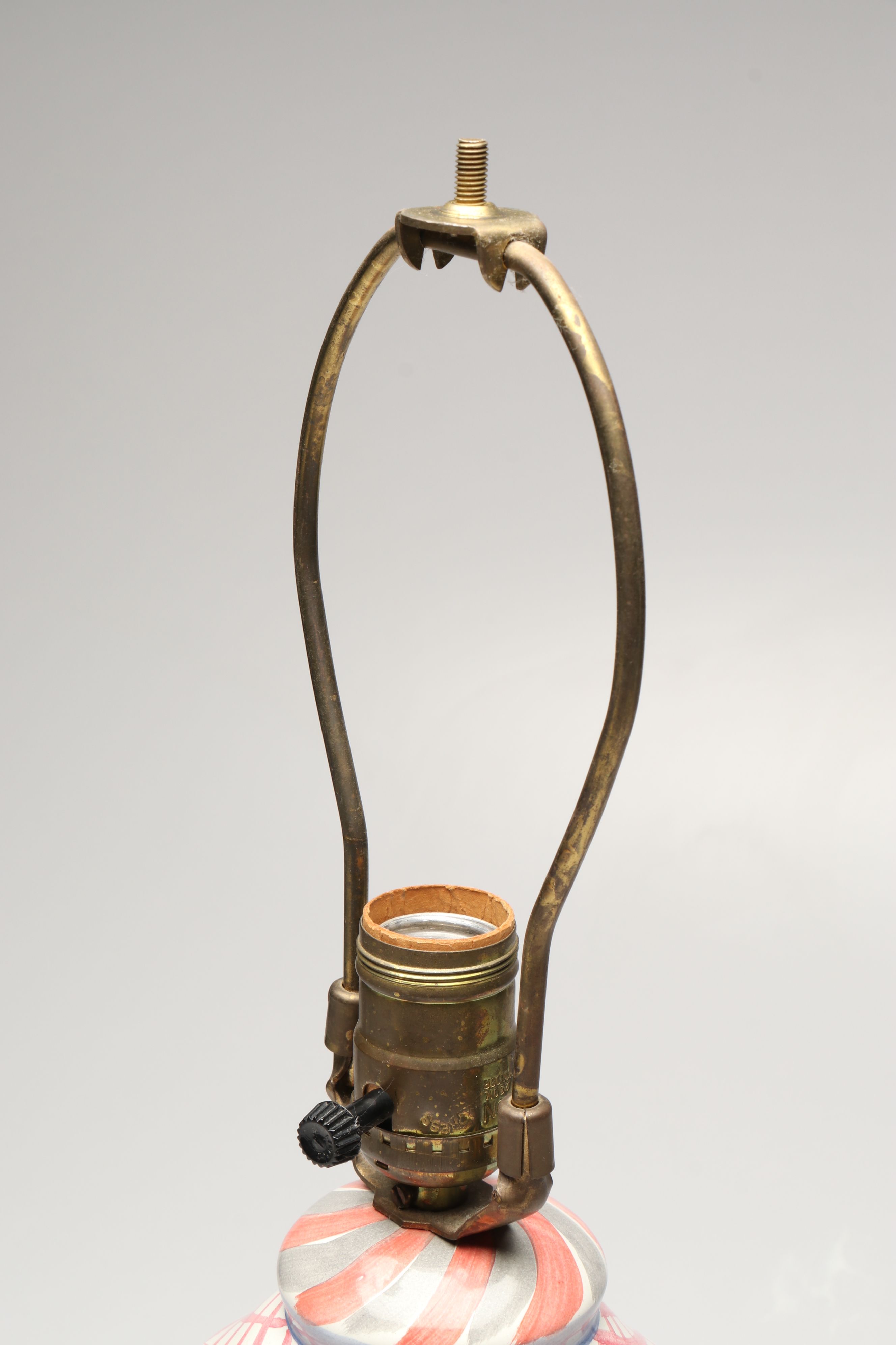 MacKenzie-Childs "Aalsmeer" Ceramic Table Lamp, Late 20th/Early 21st Century