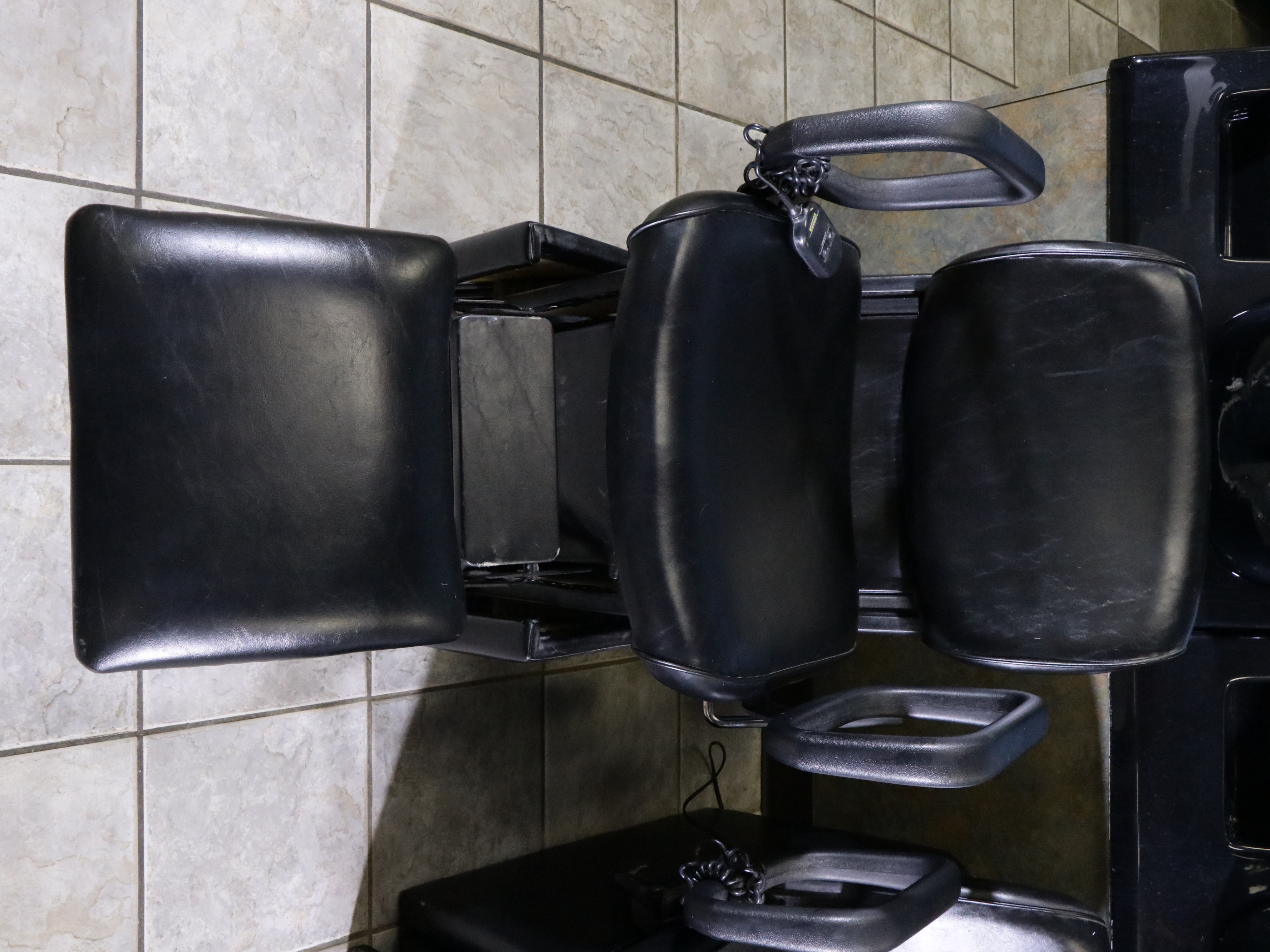 Set of Three Collins Reclining Salon Shampoo Chairs