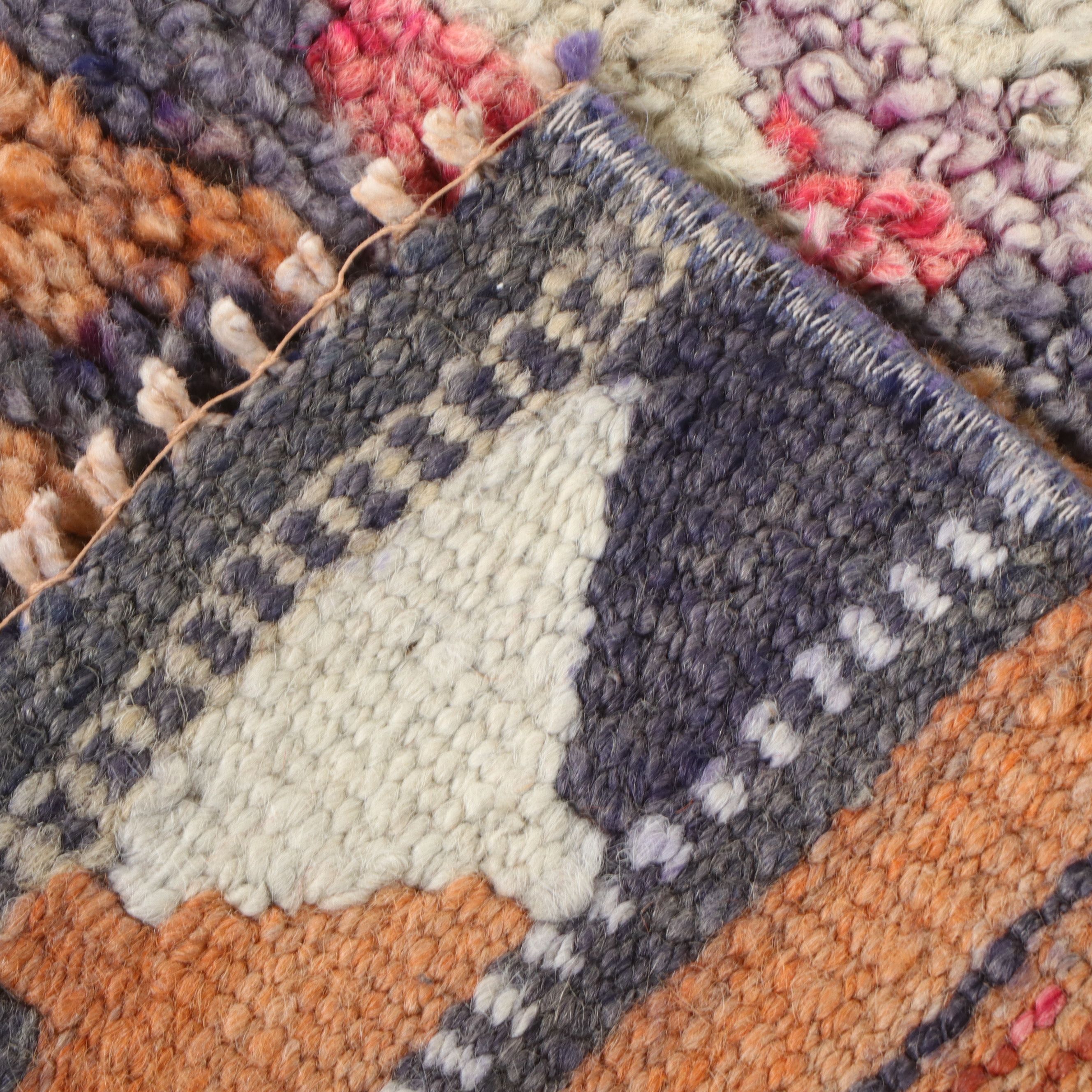 2'10 x 11'11 Hand-Knotted Turkish Oushak Carpet Runner