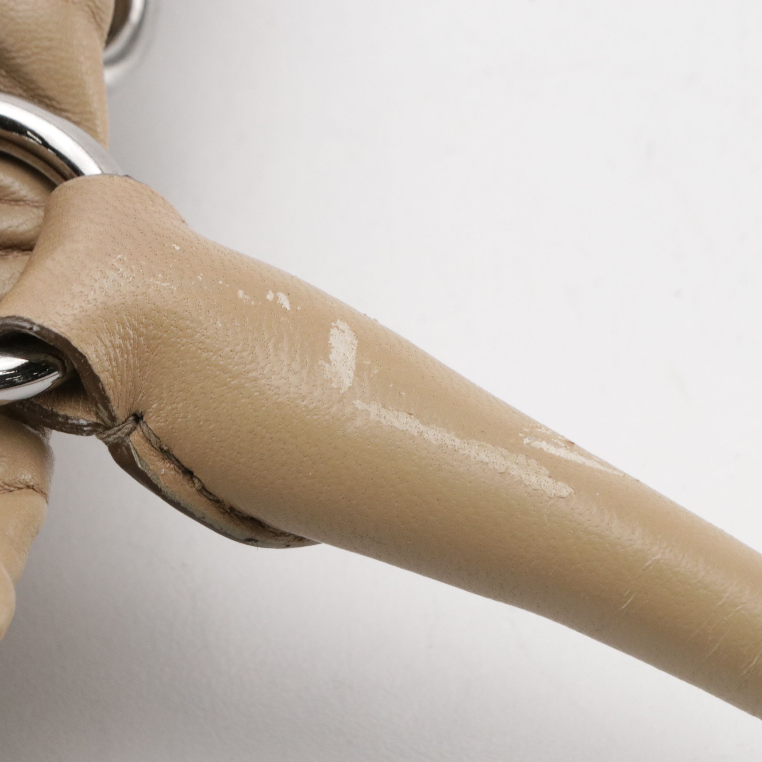 Prada Two-Way Tote Bag in Beige Gauffré Lambskin Leather