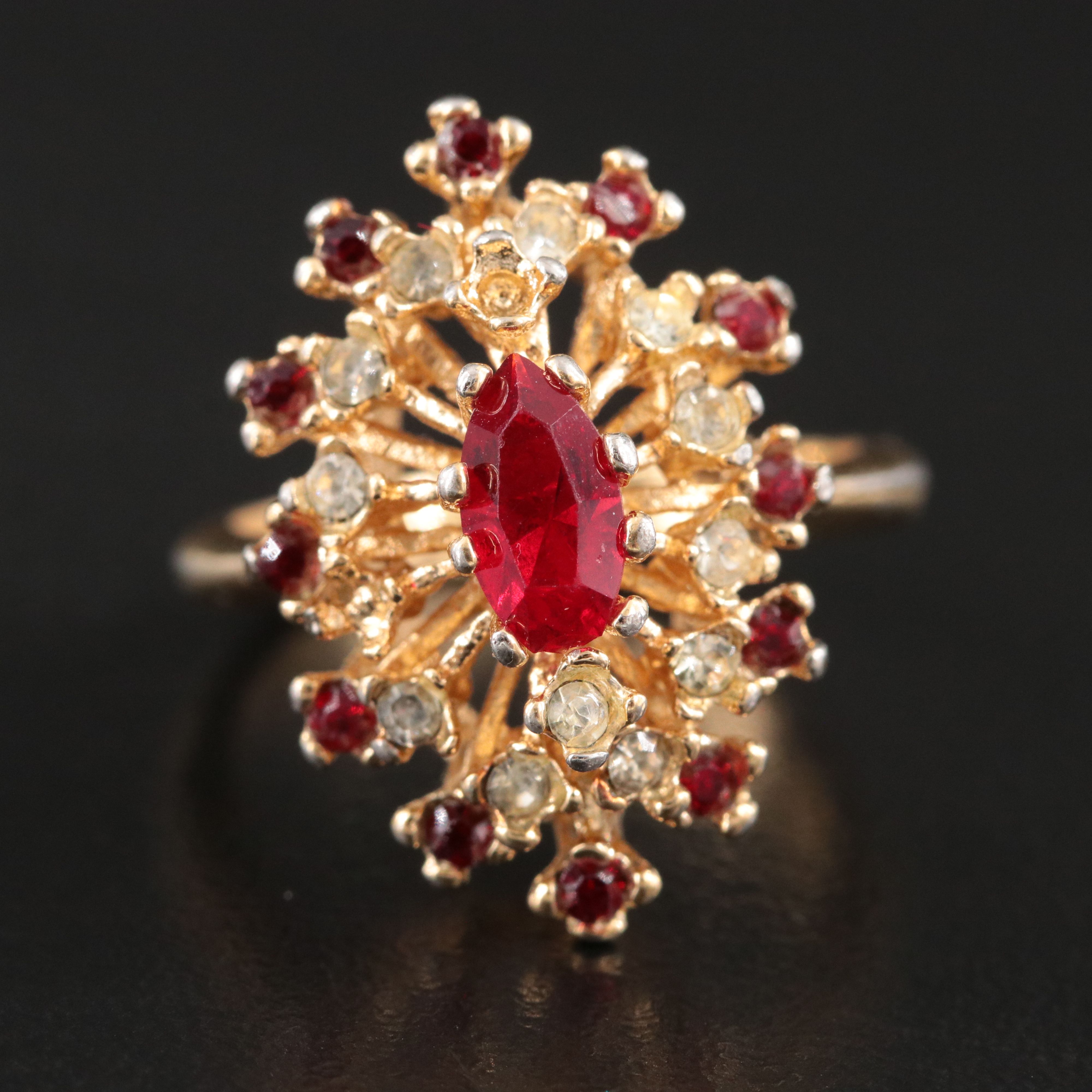 Vintage Rhinestone Ring