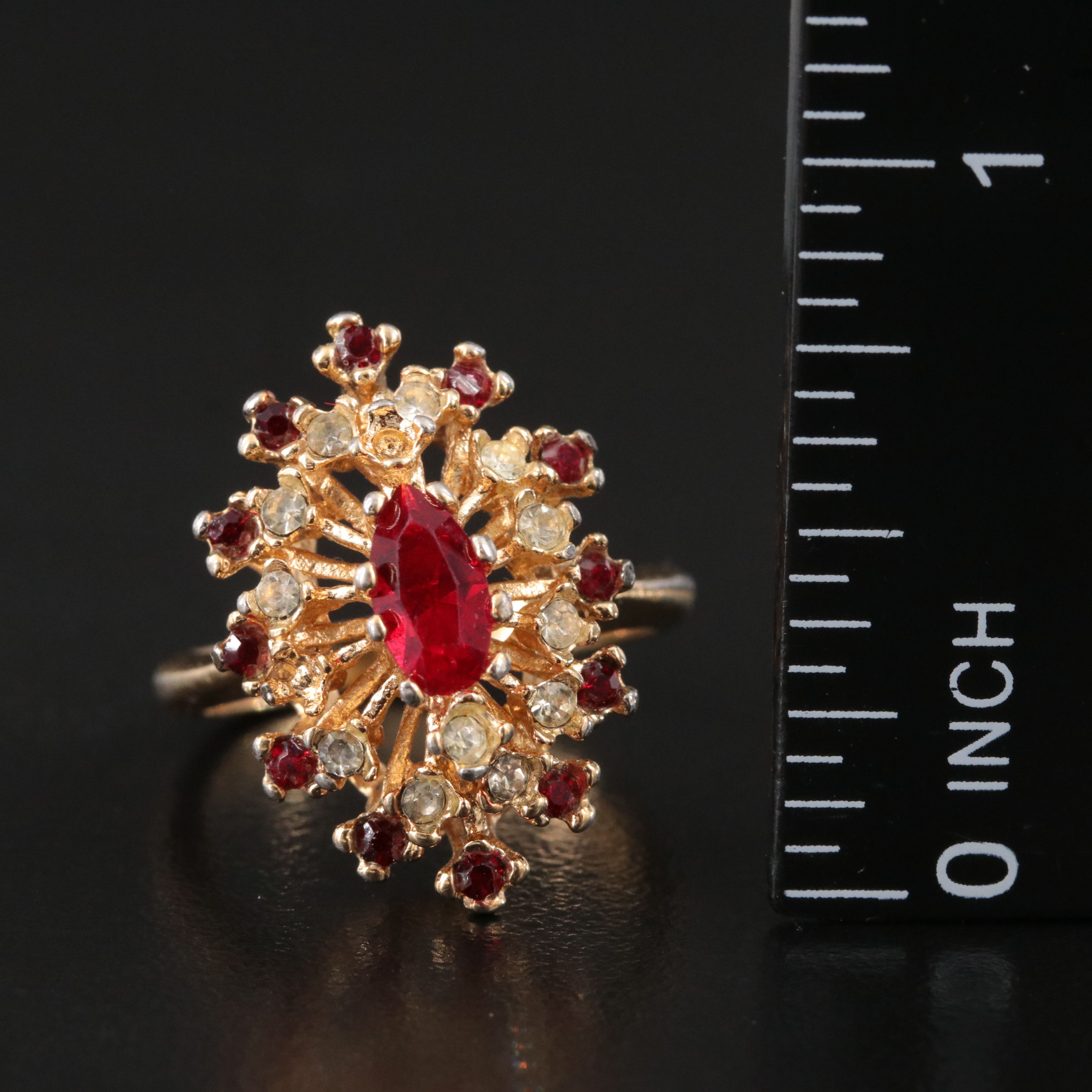 Vintage Rhinestone Ring
