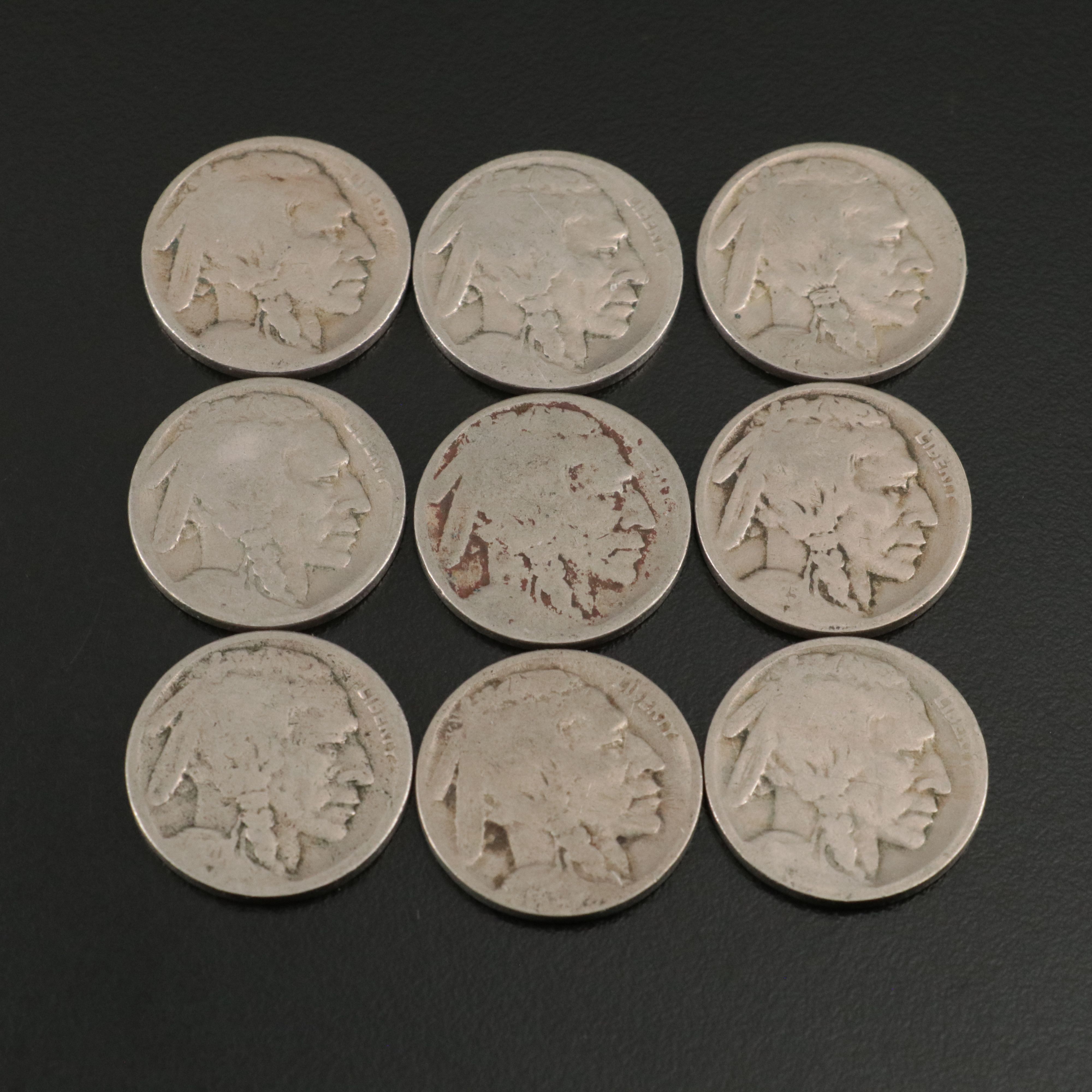 More Than 800 Buffalo Nickels With No Dates