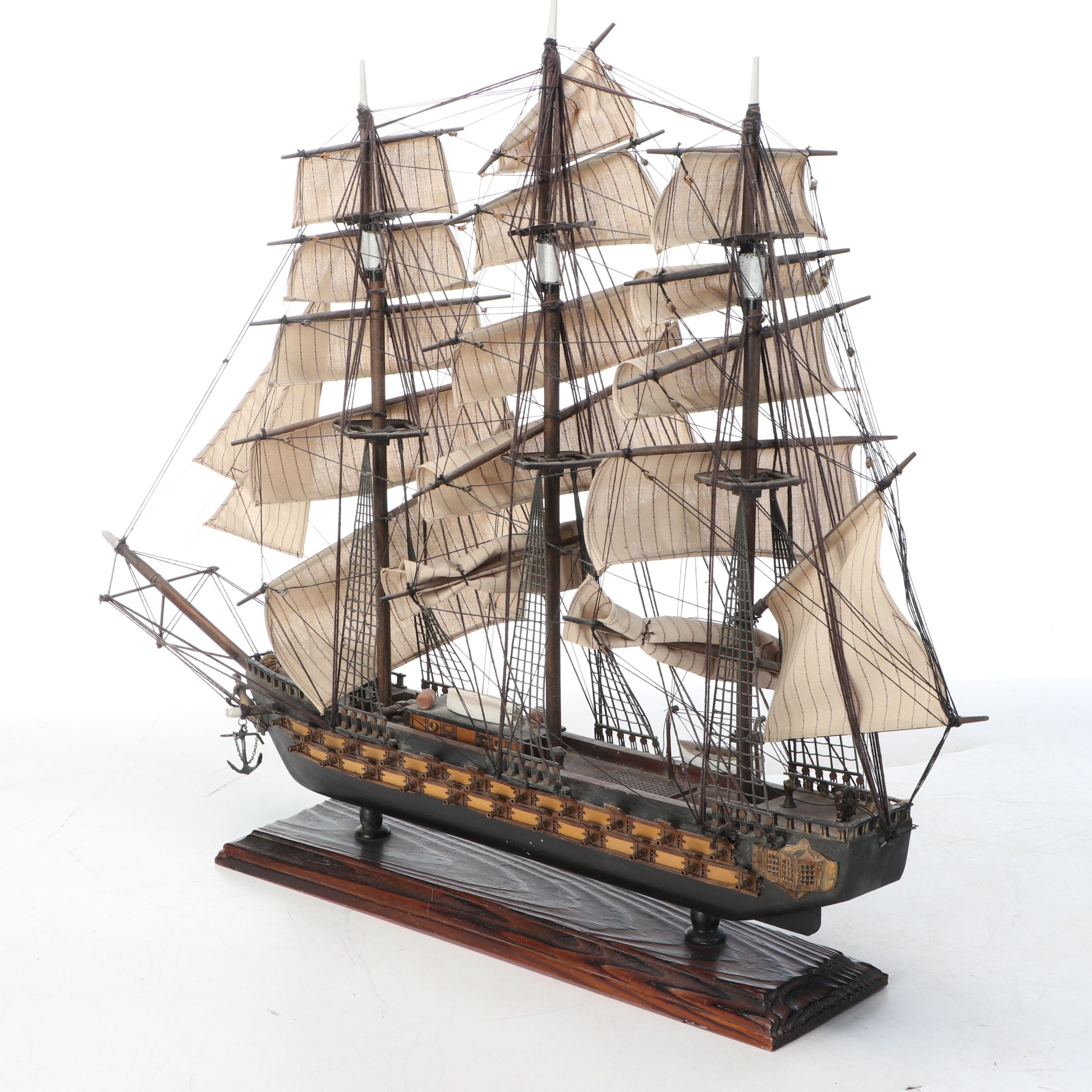 Wooden Spanish Frigate Model