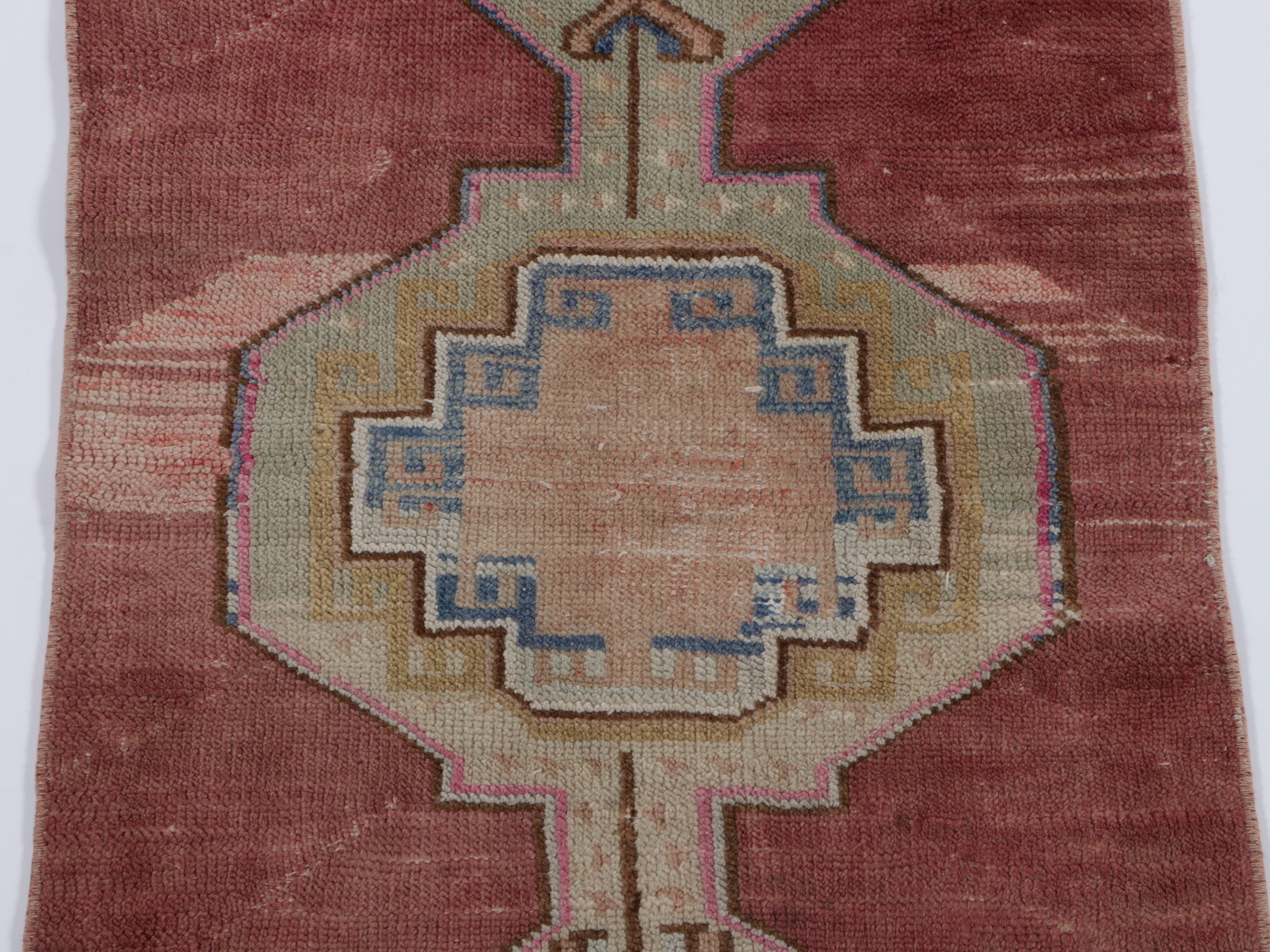 2'2 x 3'7 Hand-Knotted Turkish Anatolian Accent Rug