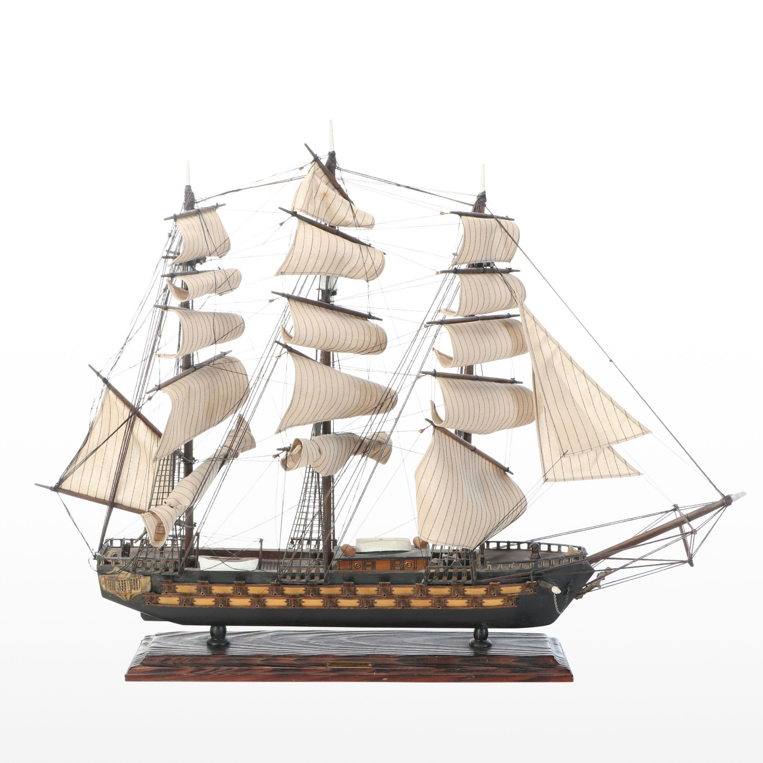 Wooden Spanish Frigate Model