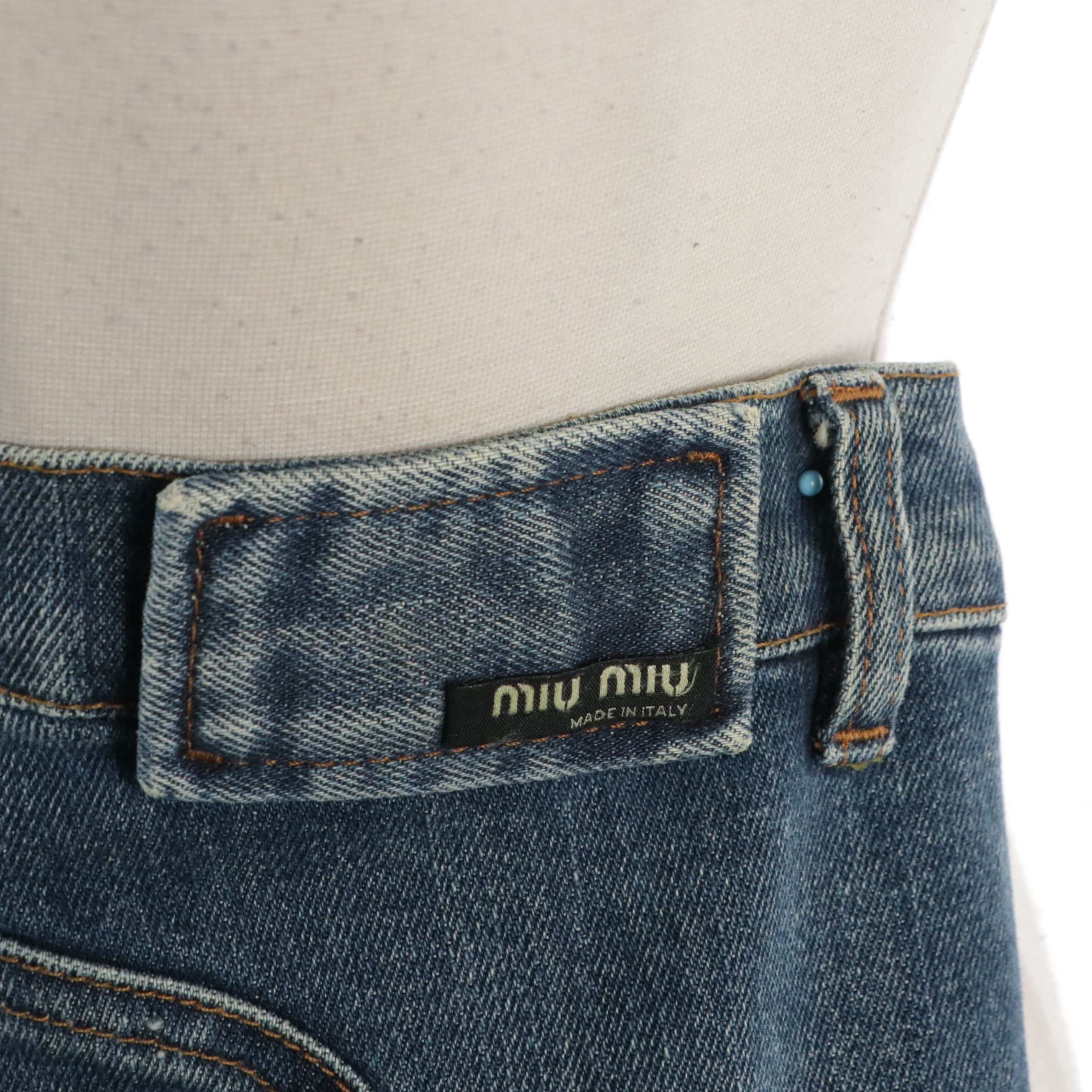Miu Miu Blue Denim Jeans