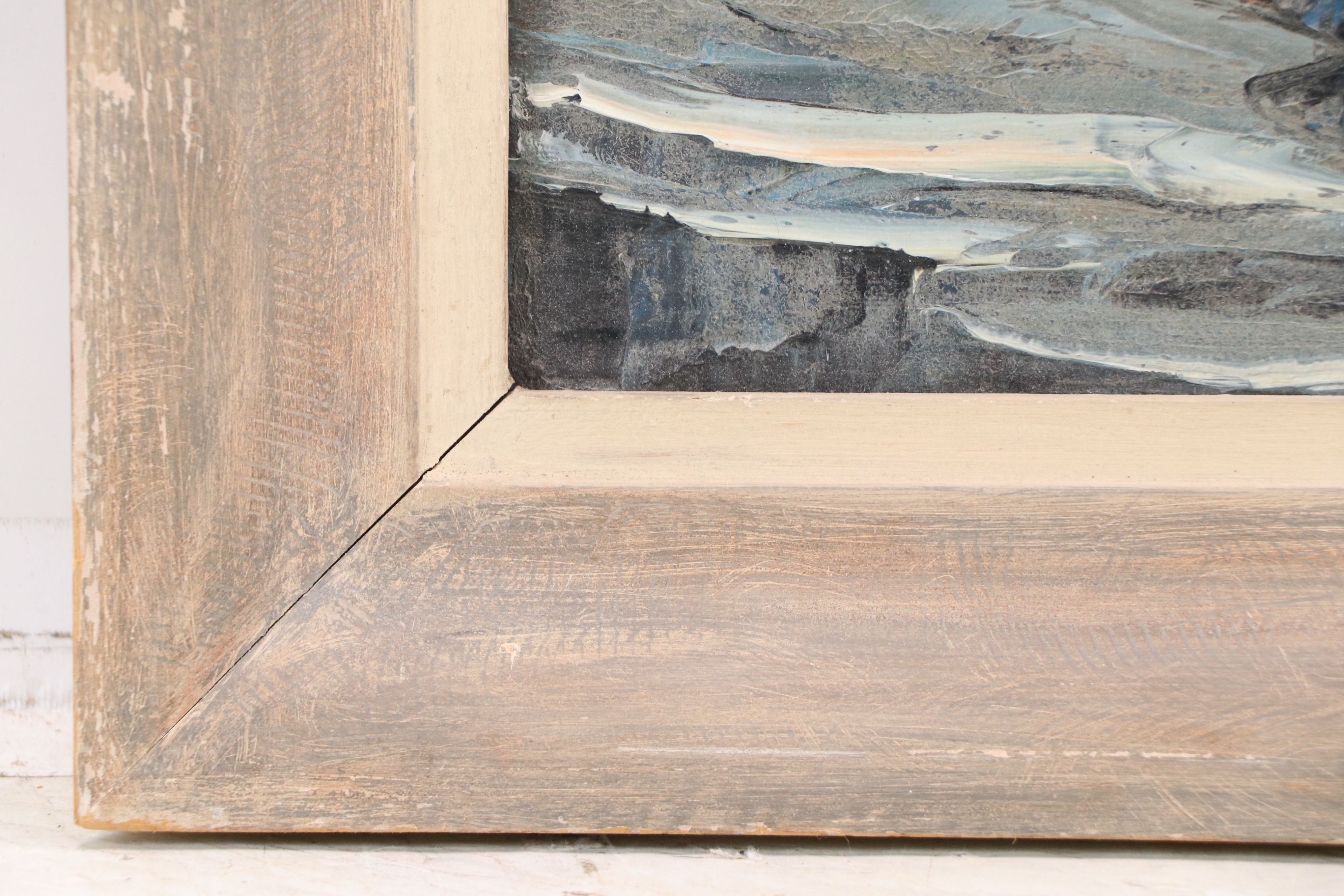 Merton W. Willmore Oil Painting "The First Freeze," Mid to Late 20th Century