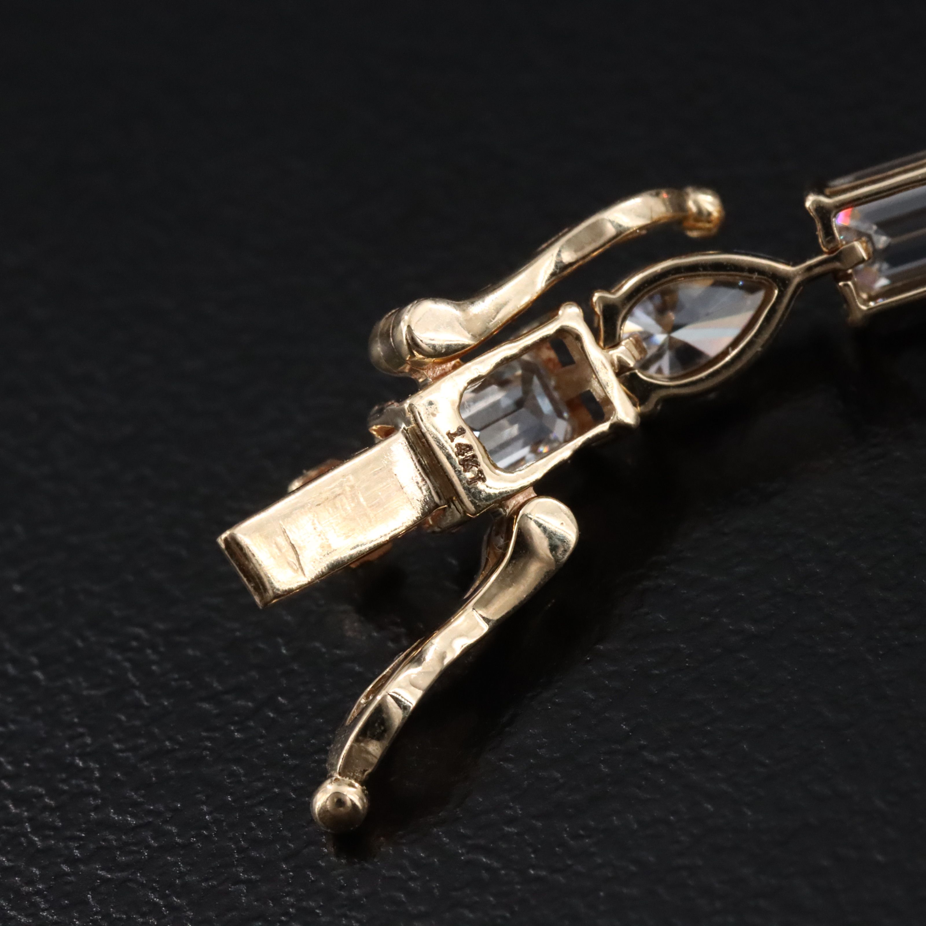 14K 10.30 CTW Lab Grown Diamond Line Bracelet