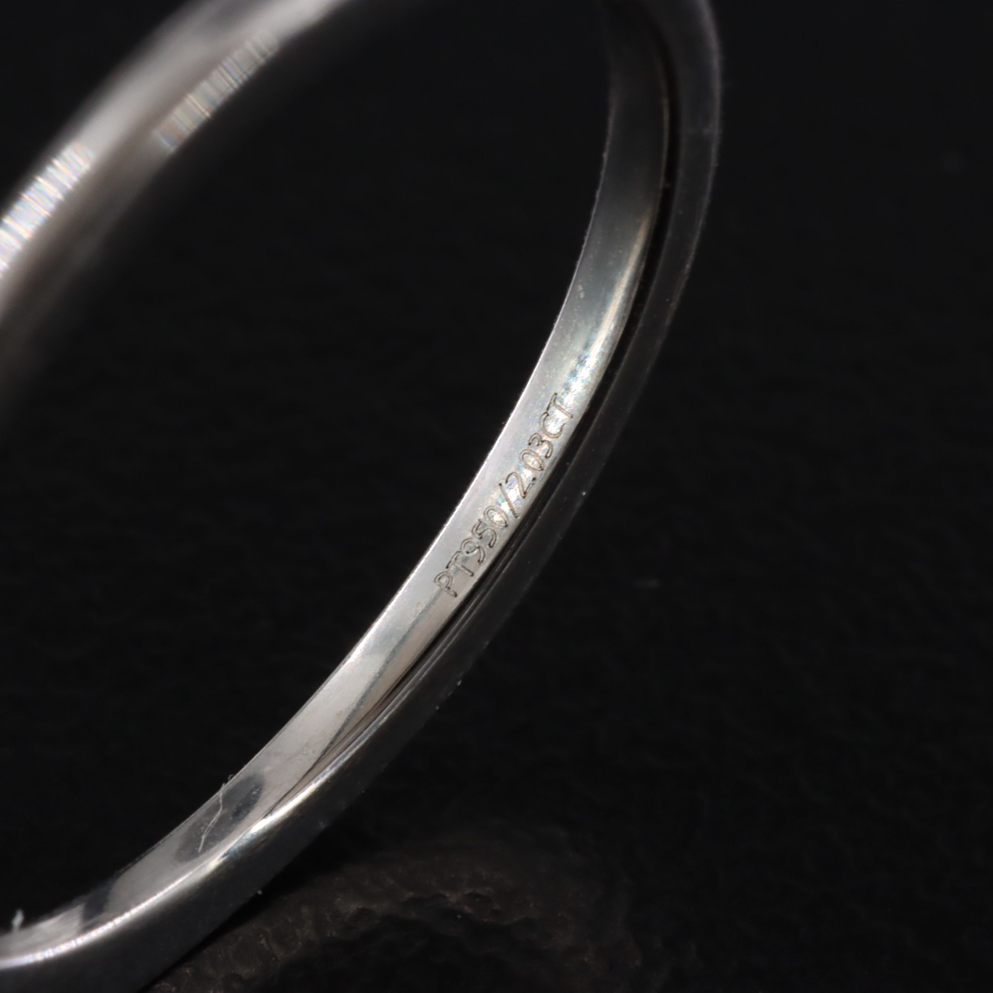 Platinum 2.03 CT Lab Grown Diamond Ring with IGI Report