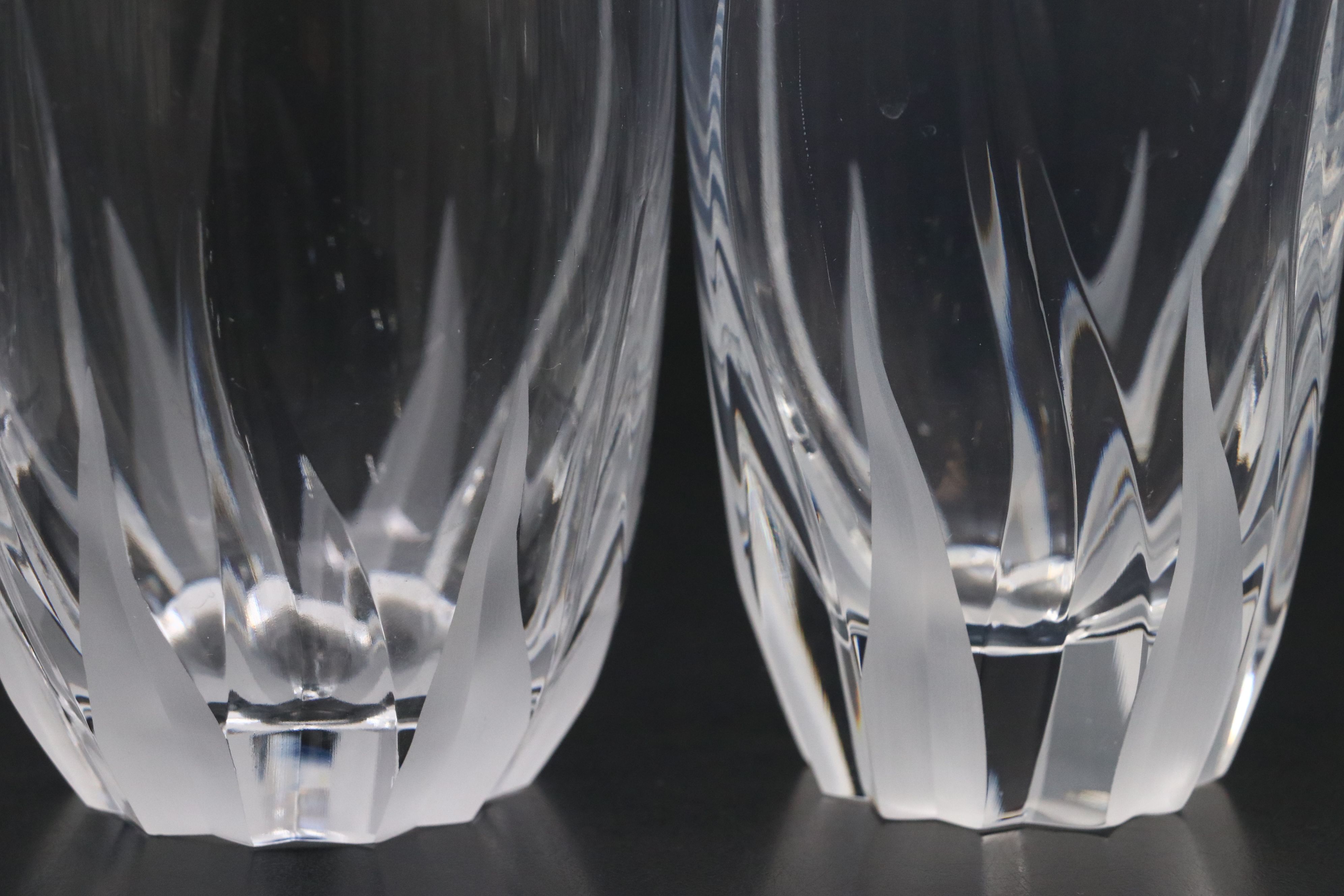 Mikasa "Flame D'Amore" Highball and Double Old Fashioned Glasses