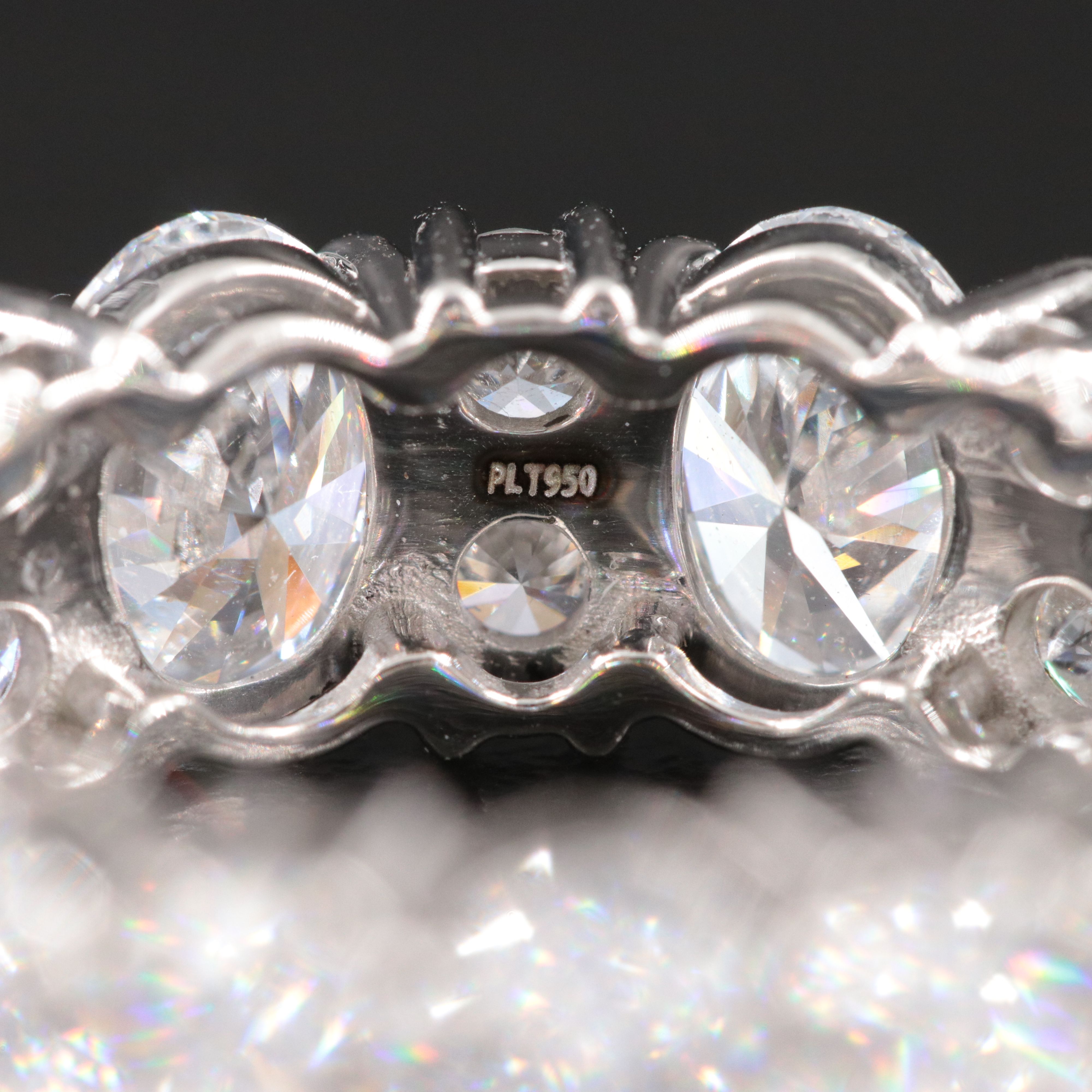 Platinum 8.28 CTW Lab Grown Diamond Eternity Band