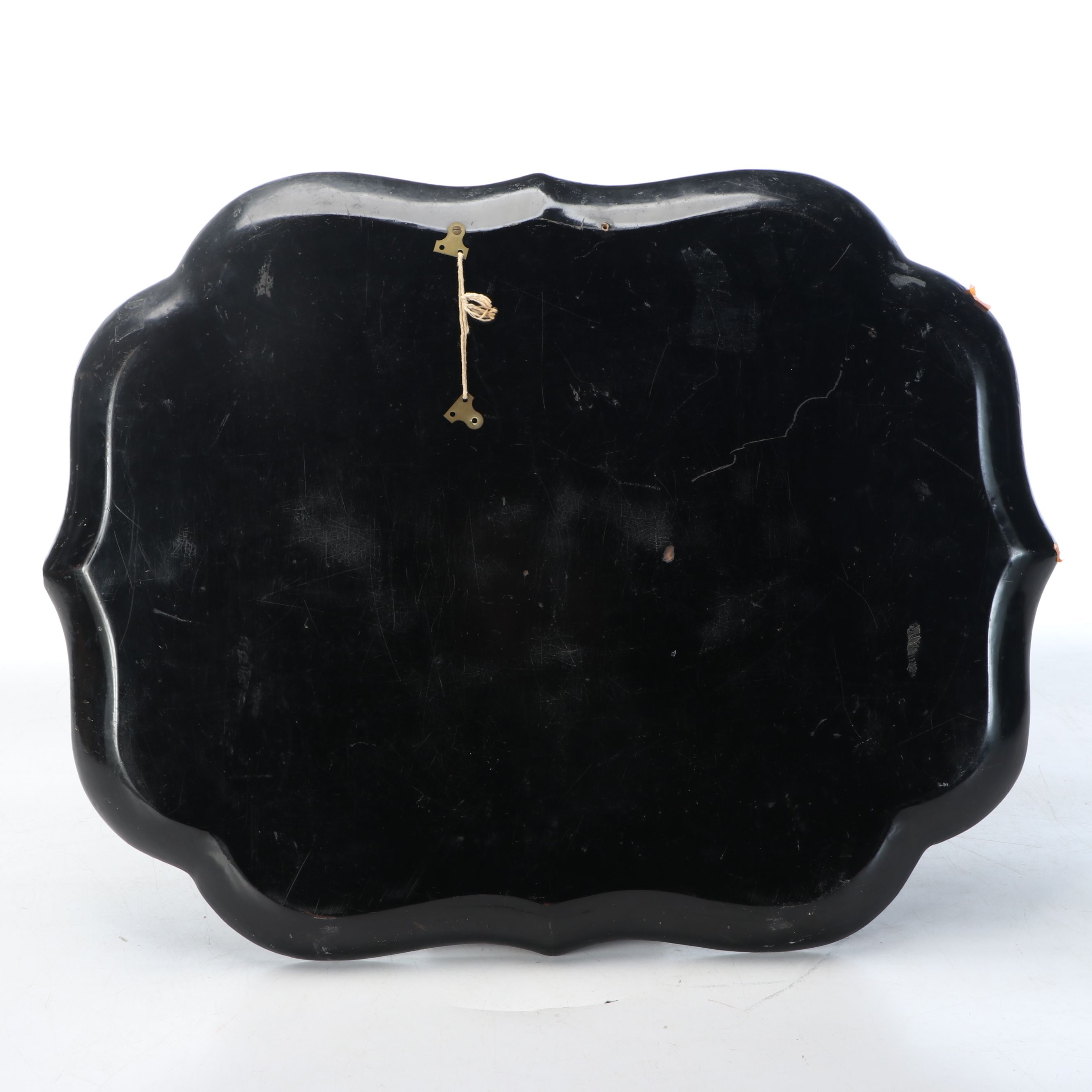 Victorian English Regency Style Lacquered Papier-Mâché Tray
