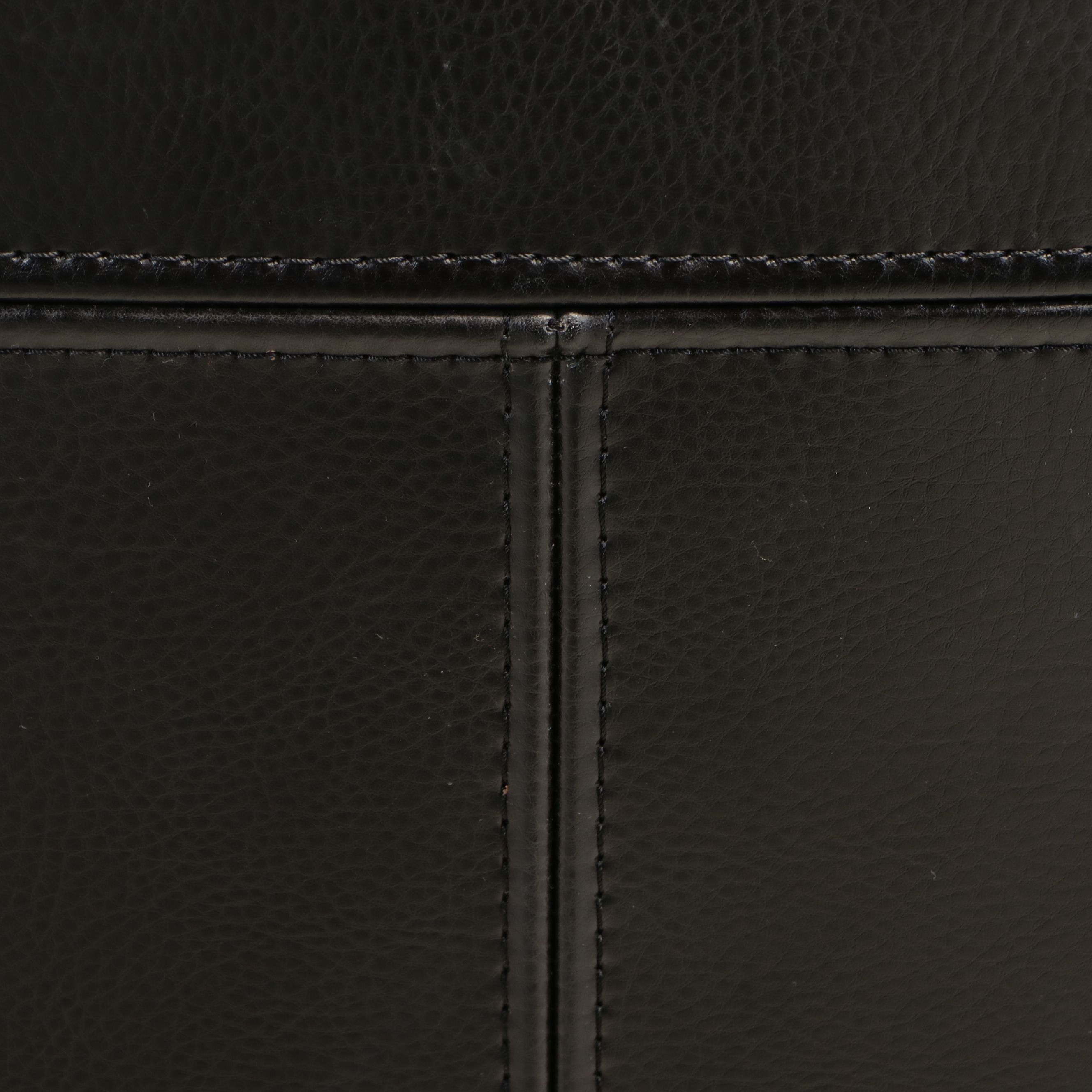 Set of Four Crate and Barrel Black Counter Stools