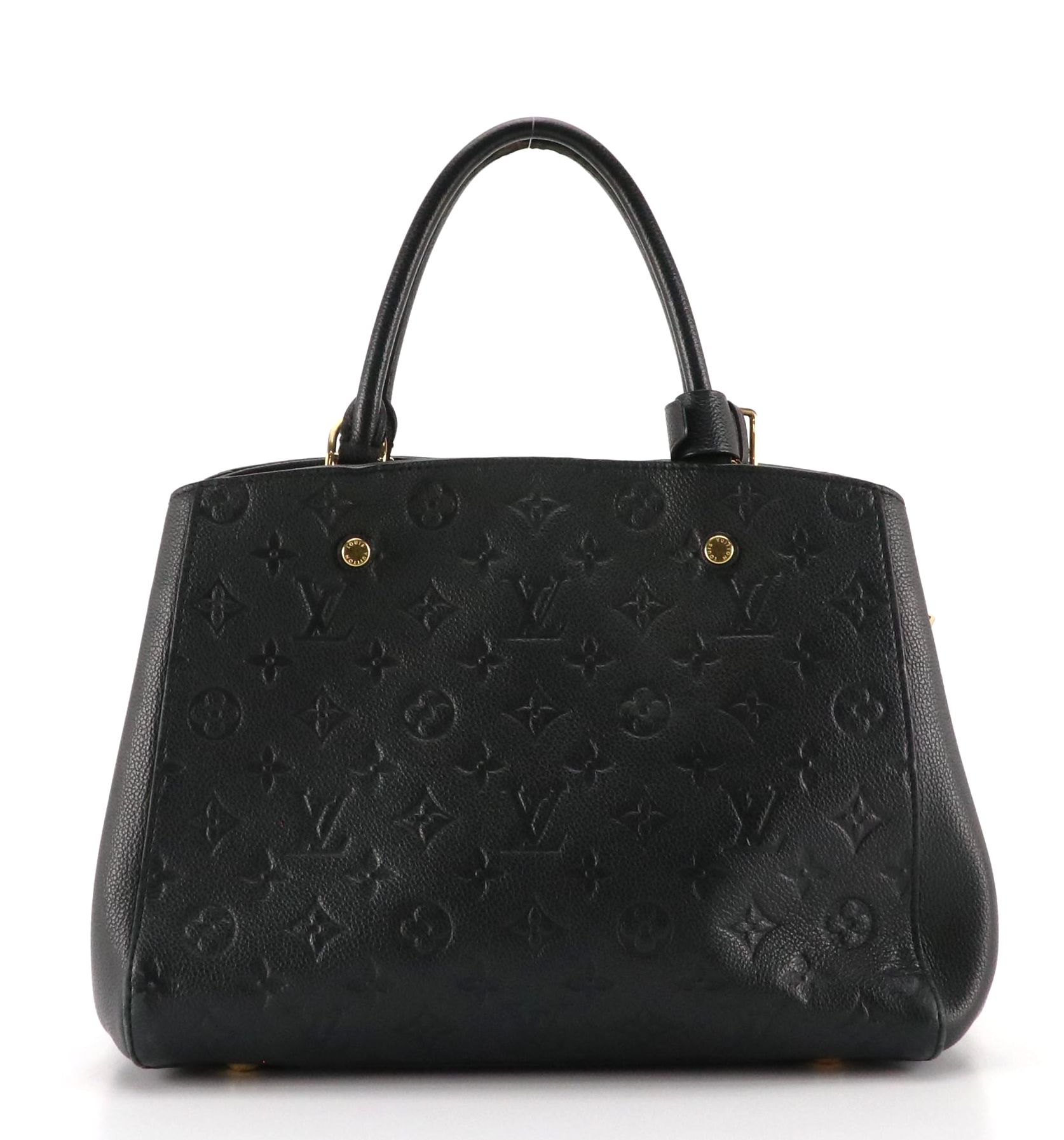 Louis Vuitton Montaigne MM Two-Way Bag in Monogram Empreinte and Grained Leather