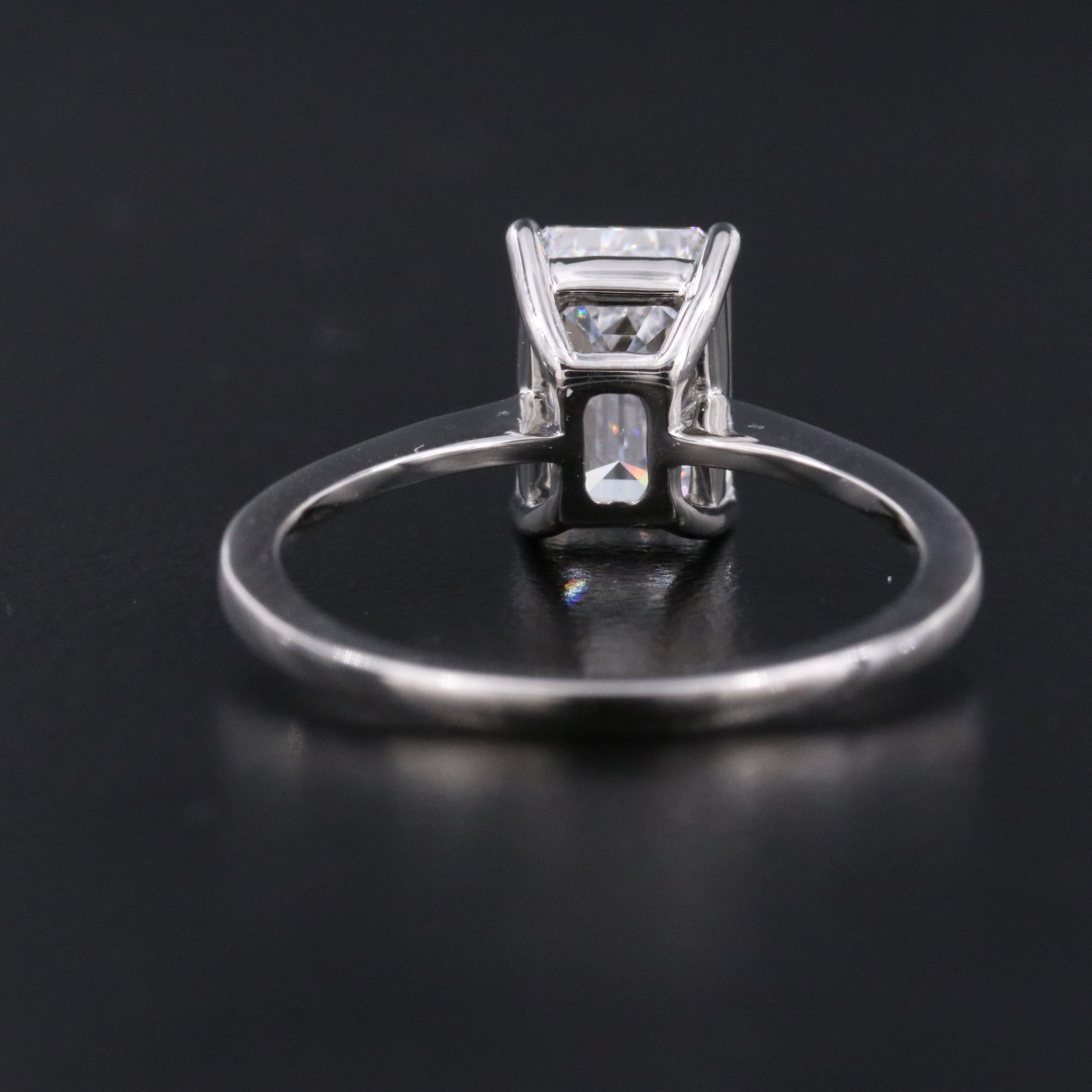 Platinum 2.00 CT Lab Grown Diamond Ring with IGI Report