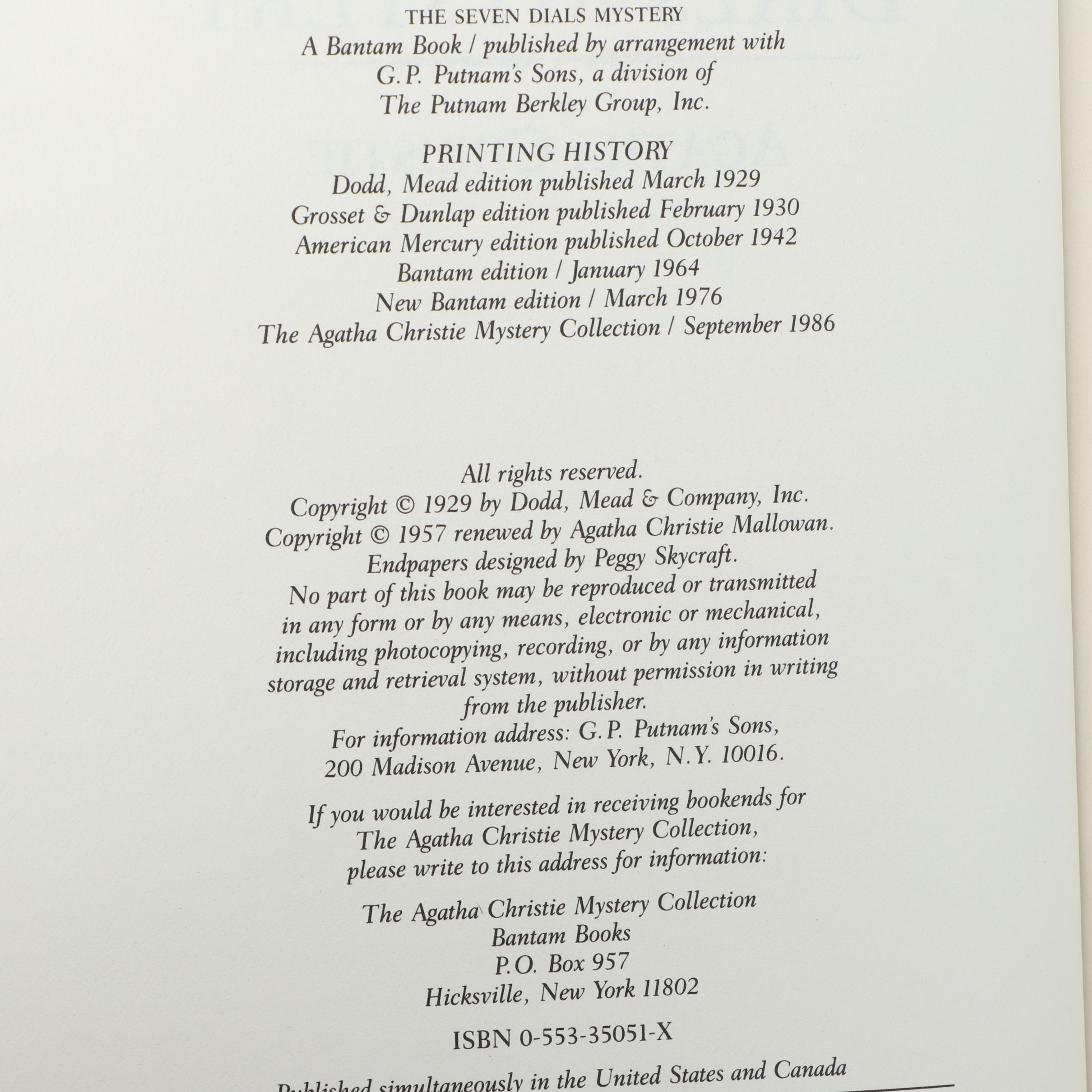 "The Agatha Christie Mystery Collection" Ninety-One-Volume Set, Late 20th C.