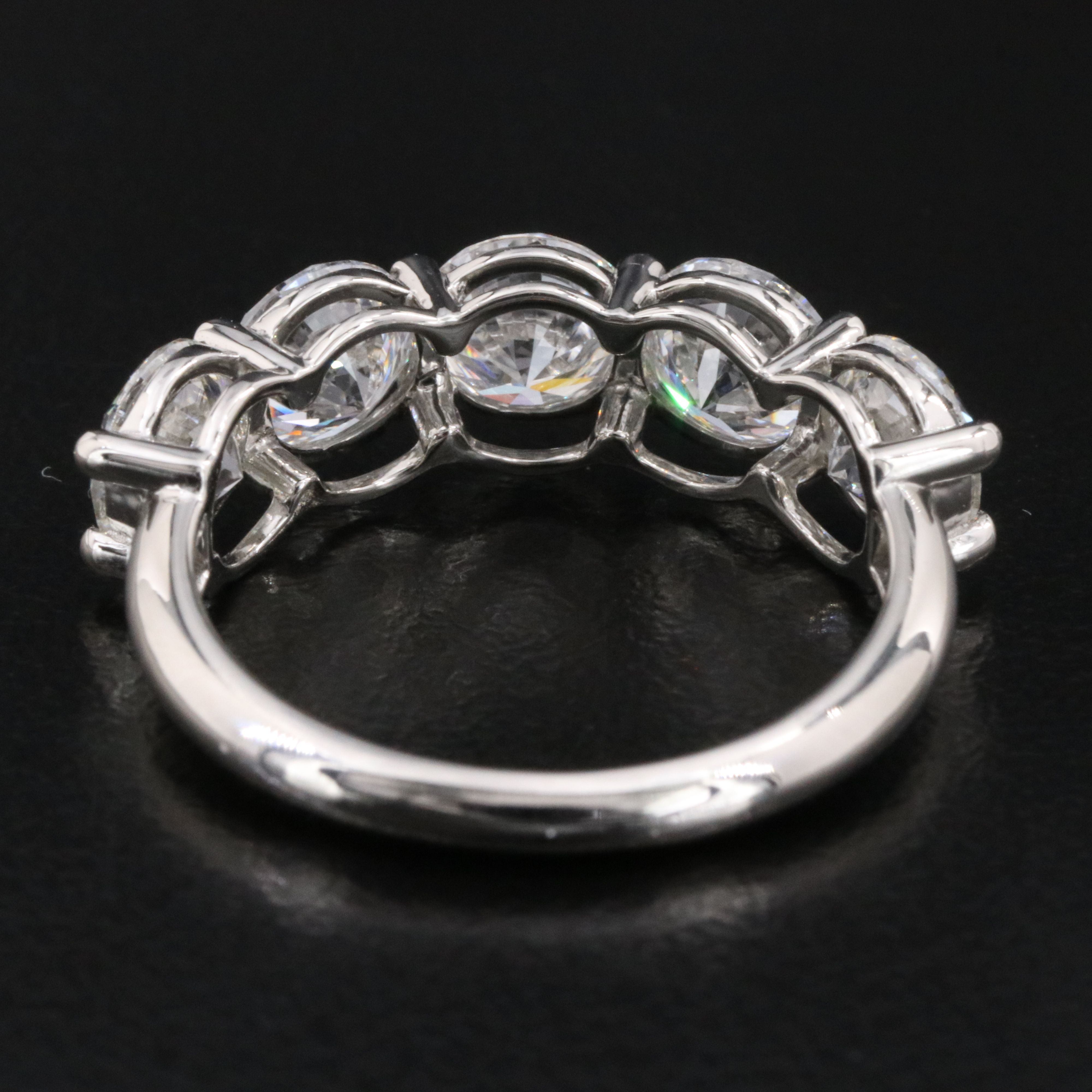 Platinum 3.88 CTW Lab Grown Diamond Ring