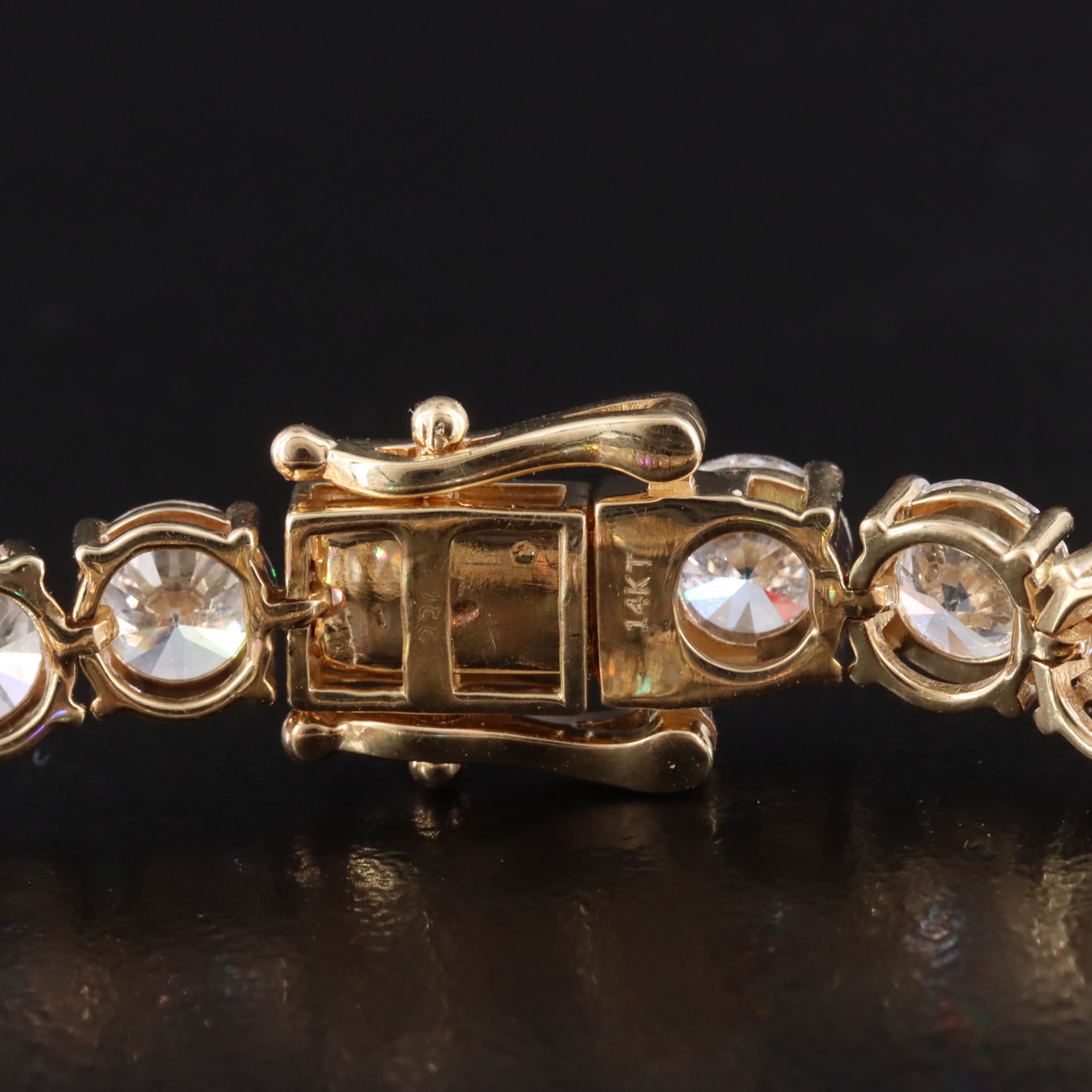 14K 14.28 CTW Lab Grown Diamond Line Bracelet