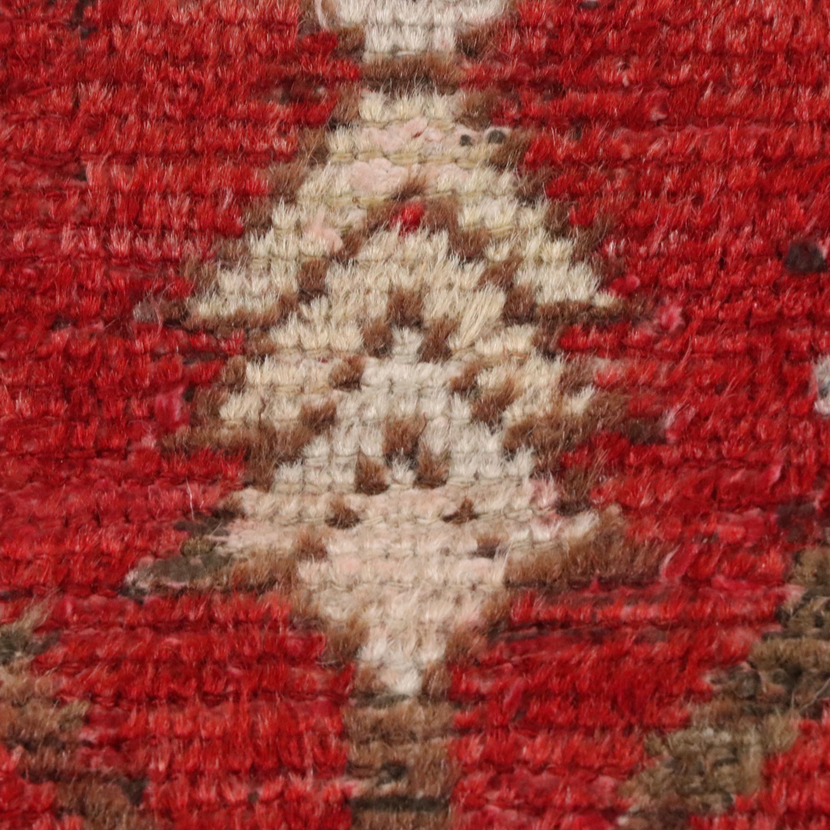 2' x 4'8 Hand-Knotted Turkish Oushak Accent Rug