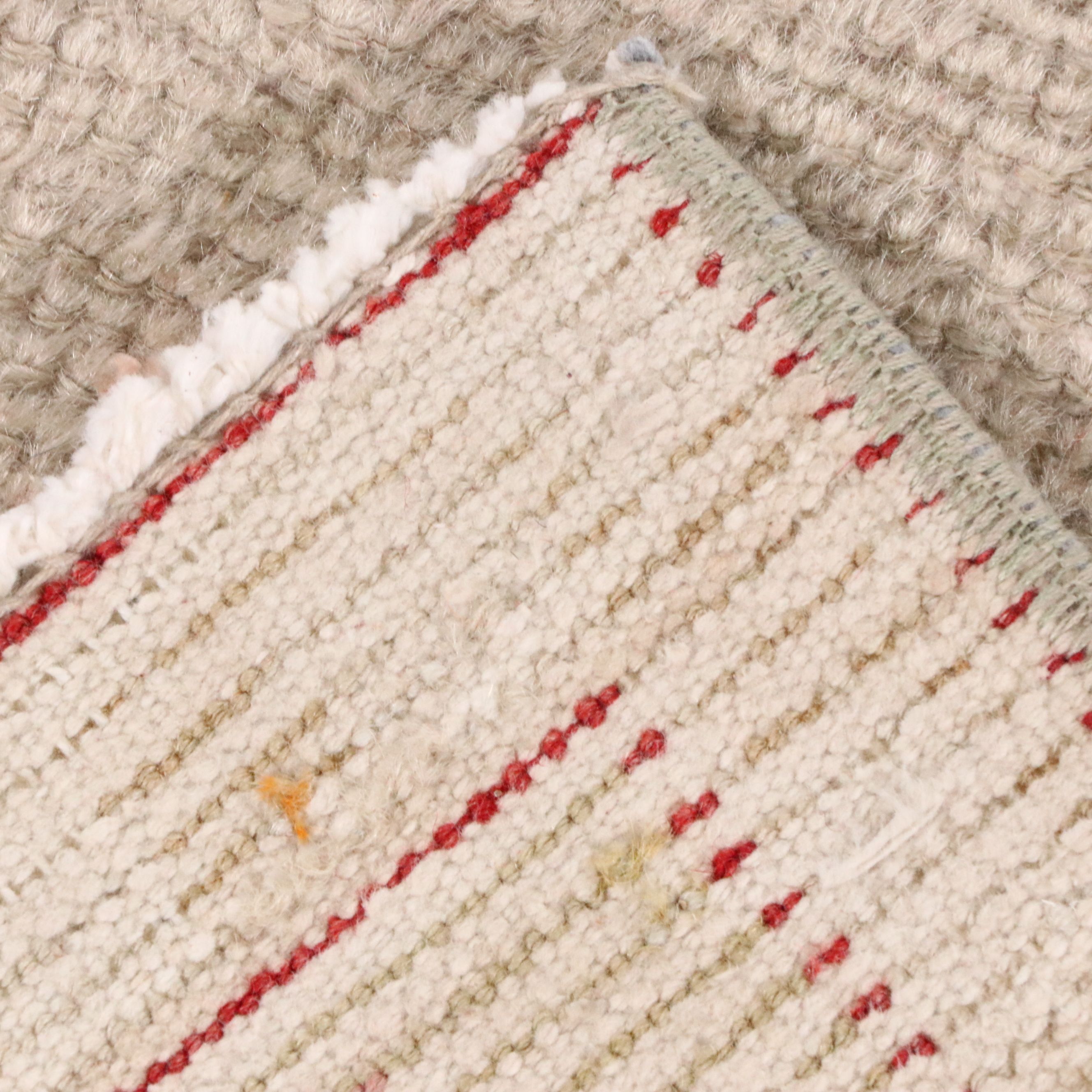 2' x 4'8 Hand-Knotted Turkish Oushak Accent Rug