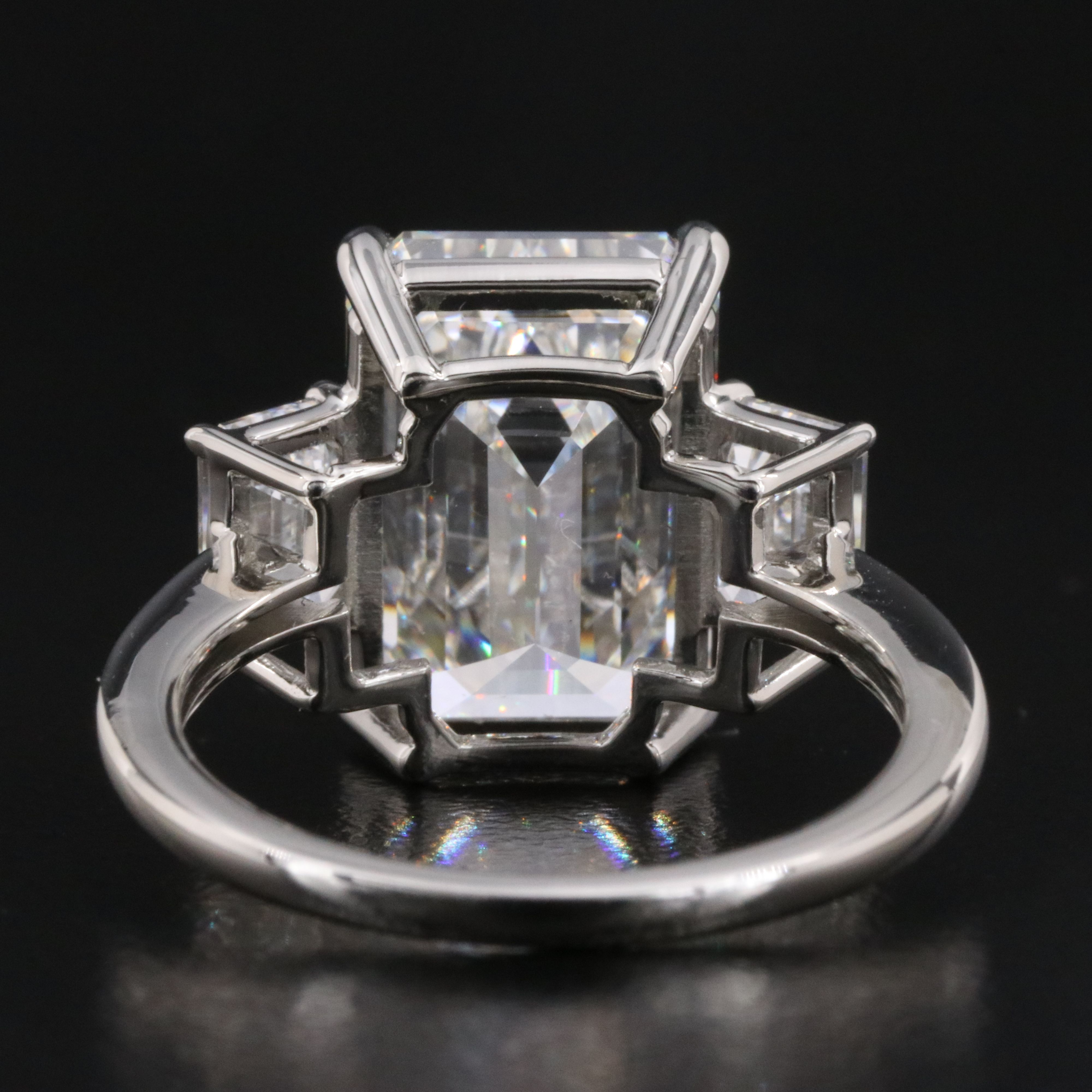 Platinum 8.20 CTW Lab Grown Diamond Ring with IGI Report