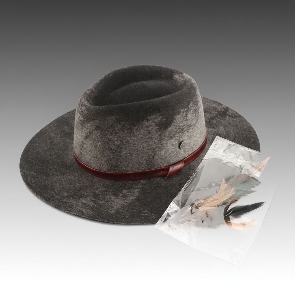 D.L. Hughley x Goorin Bros. "Contrarian" Brushed Wool Gambler Hat with Box