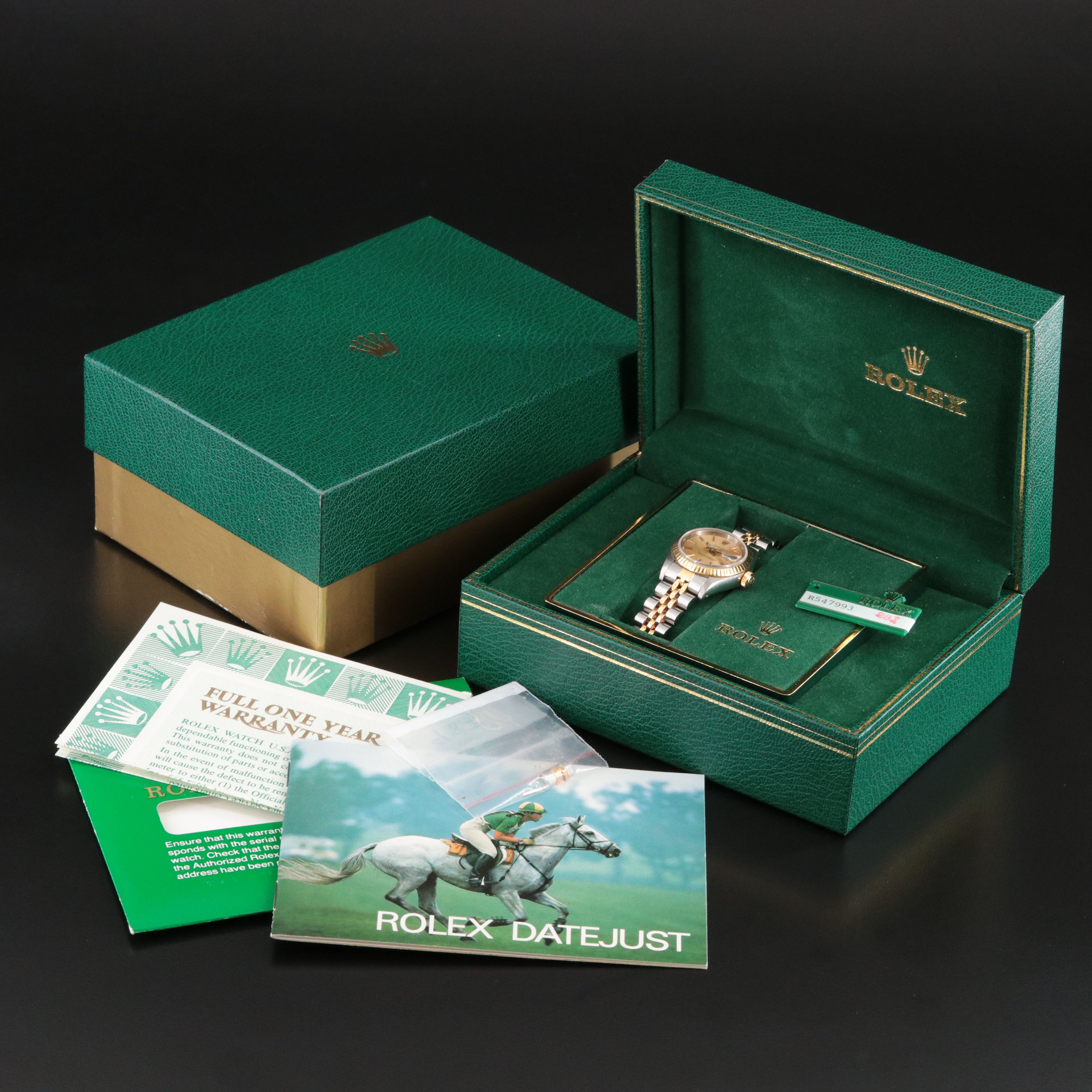 Rolex Datejust 69173 Vintage Watch c.1988