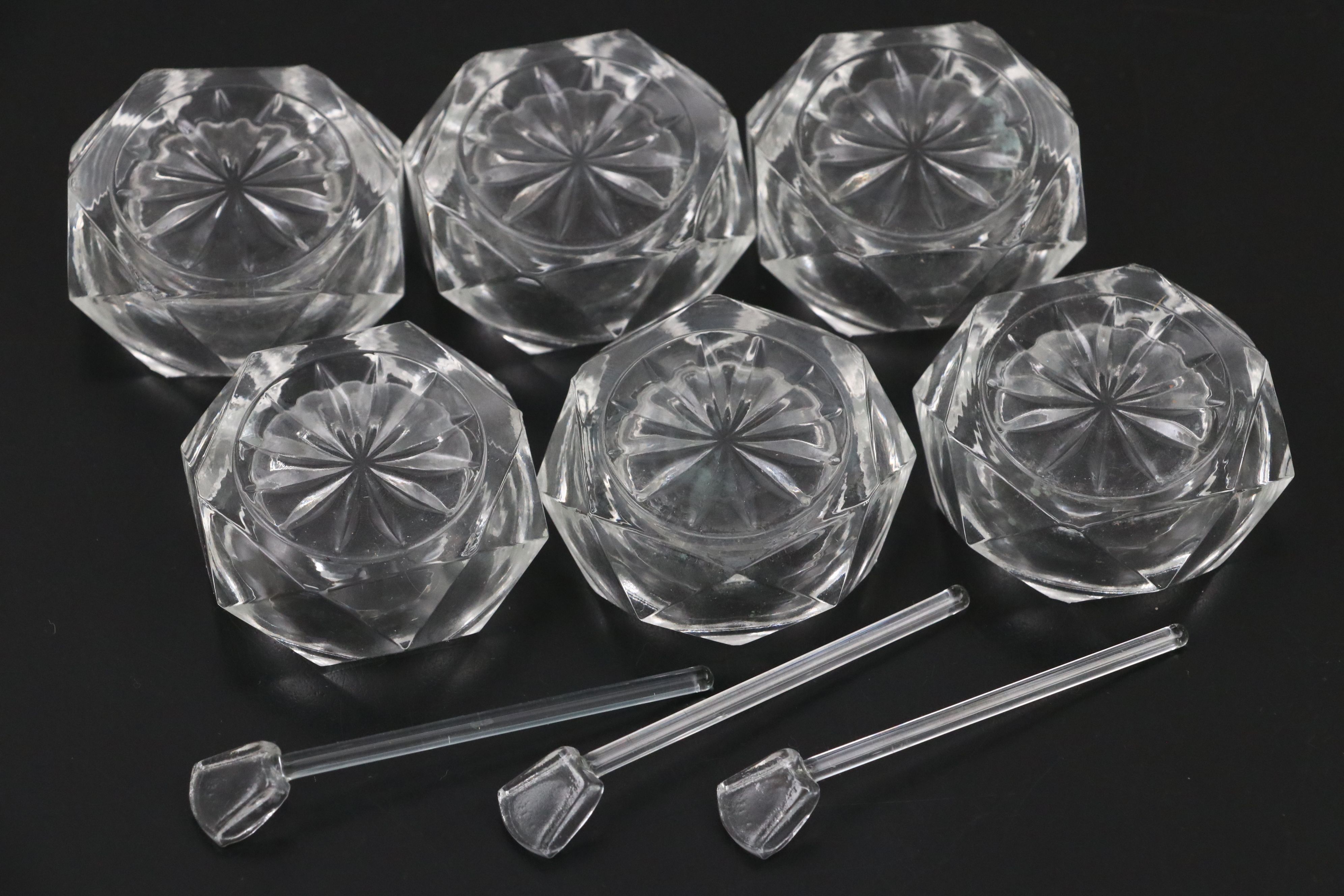 Caviar Spoons with Sterling Salt Shakers, Salt Cellars and More