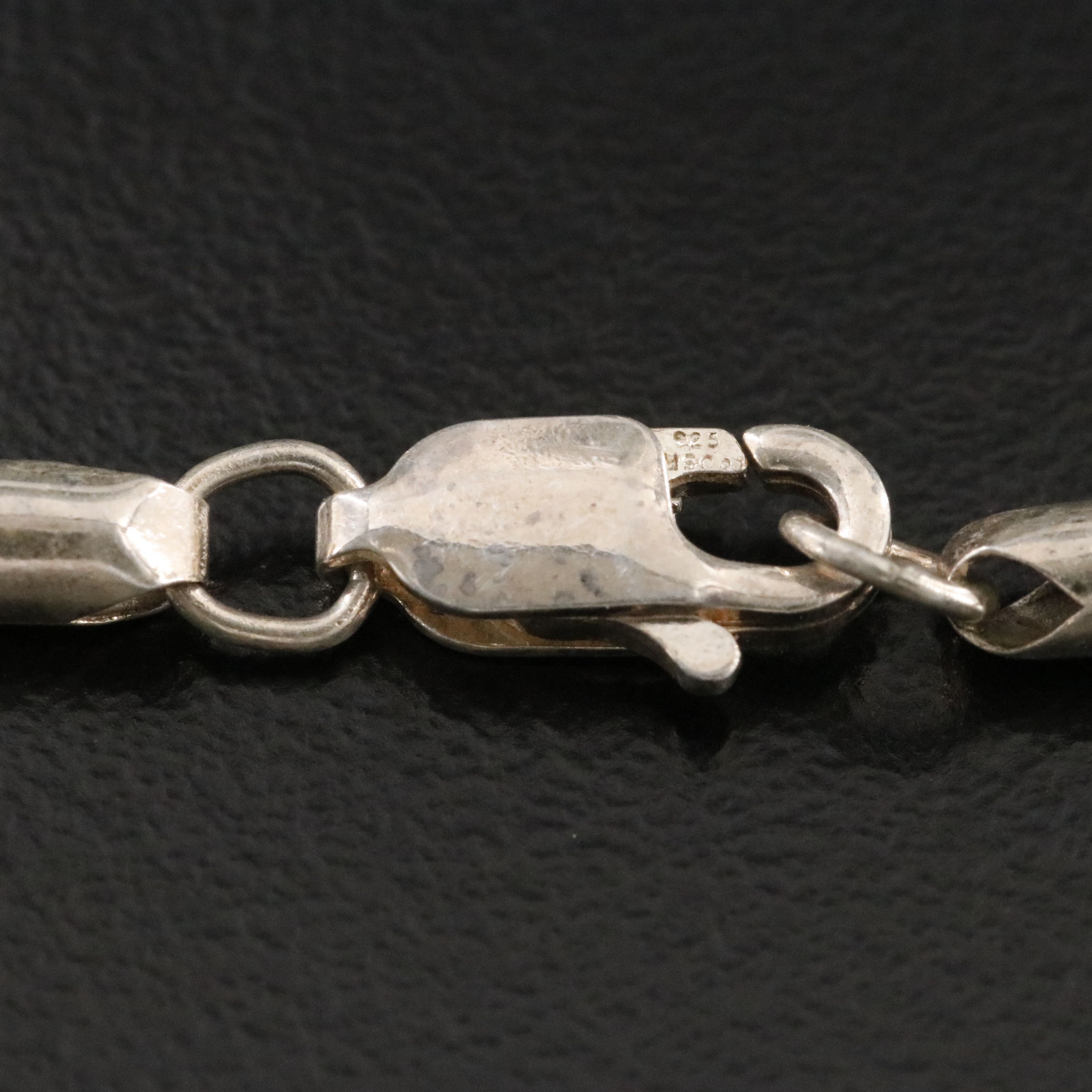 Caviar Sterling, 18K, White Sapphire and Diamond Necklace