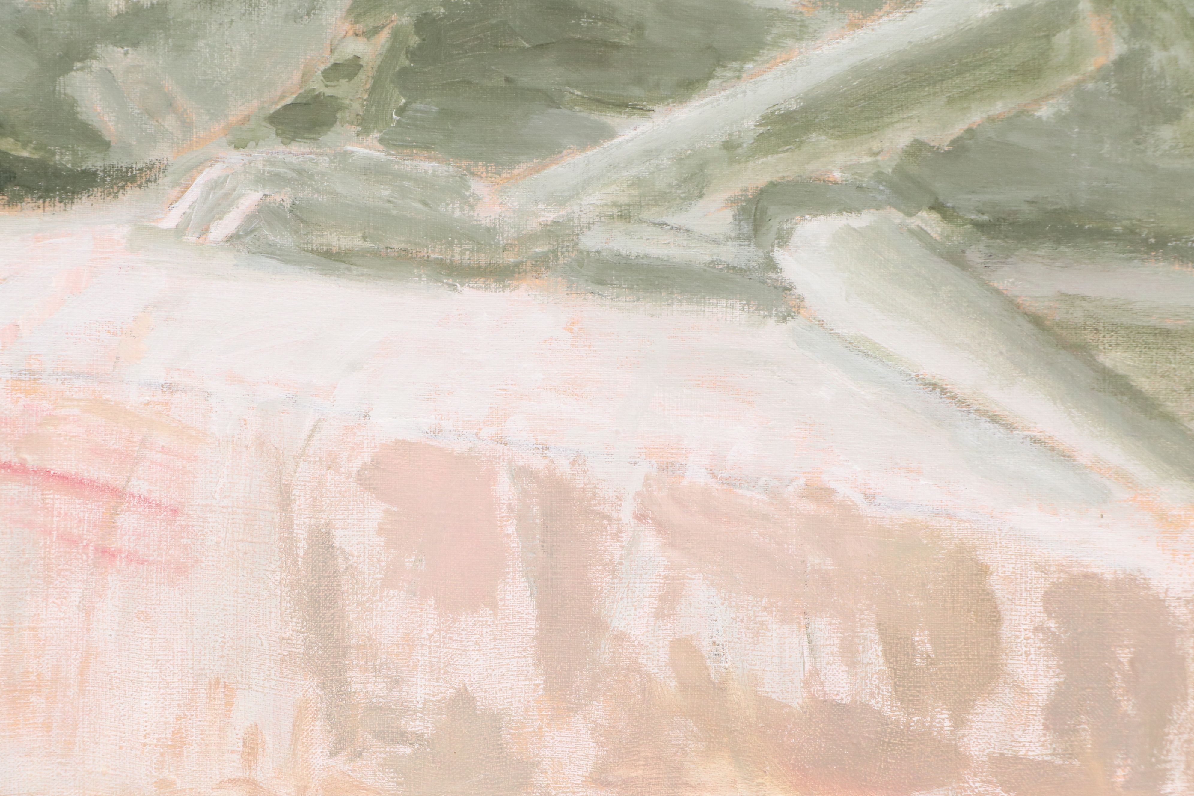 Jan Rauchwerger Oil Painting of Sleeping Figure, 1996