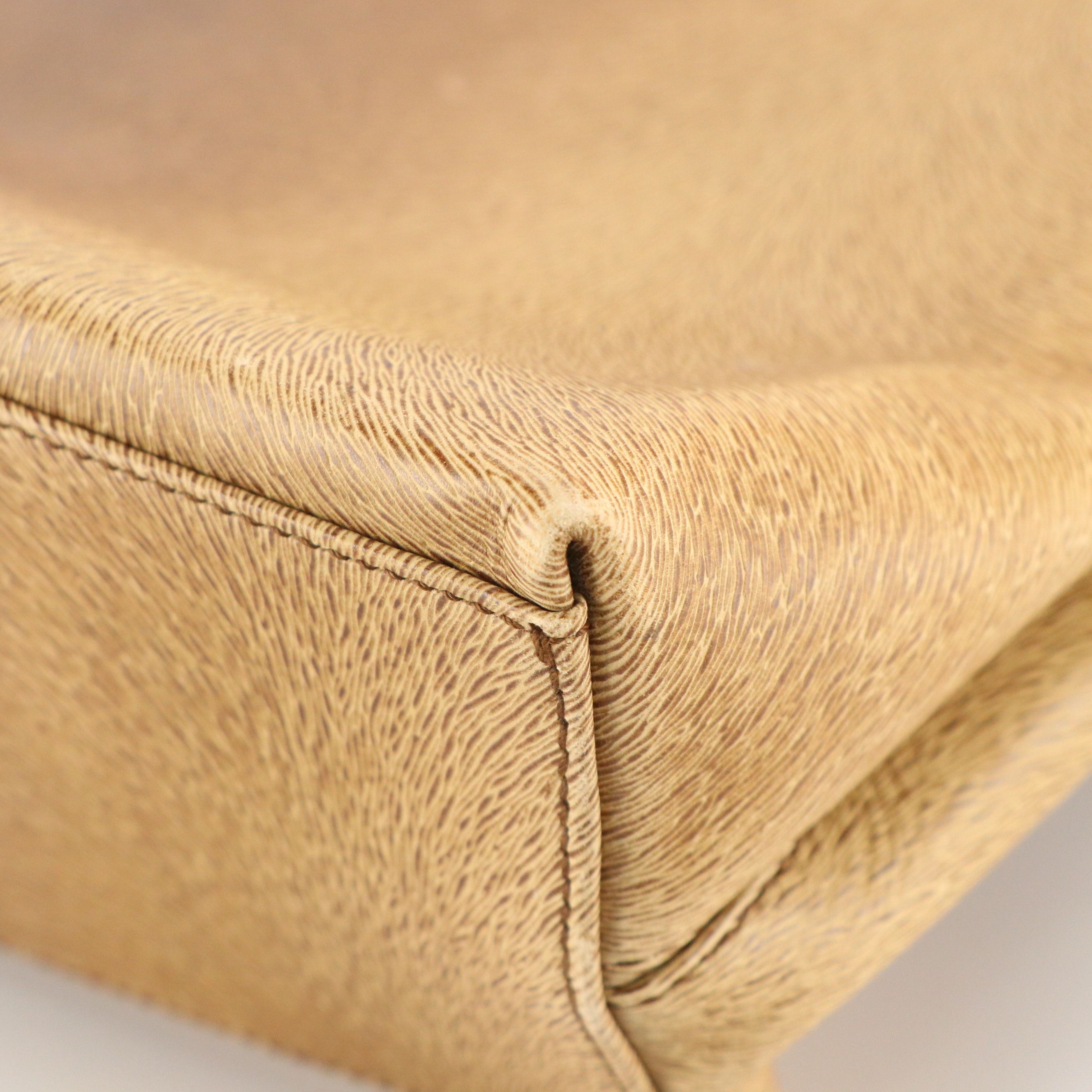 Salvatore Ferragamo Two-Way Bag in Fur Textured Leather