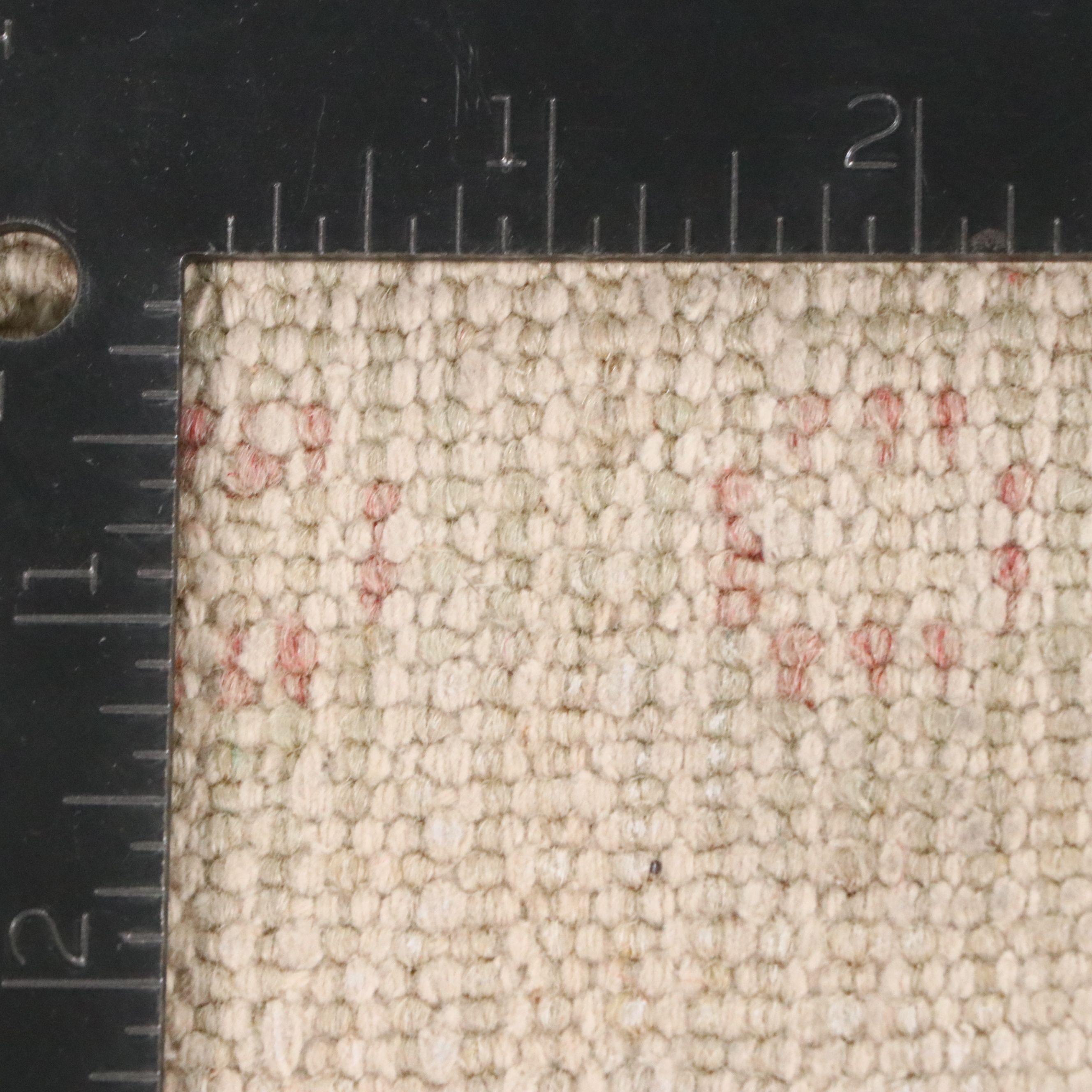 3'9 x 8'1 Hand-Knotted Turkish Oushak Area Rug