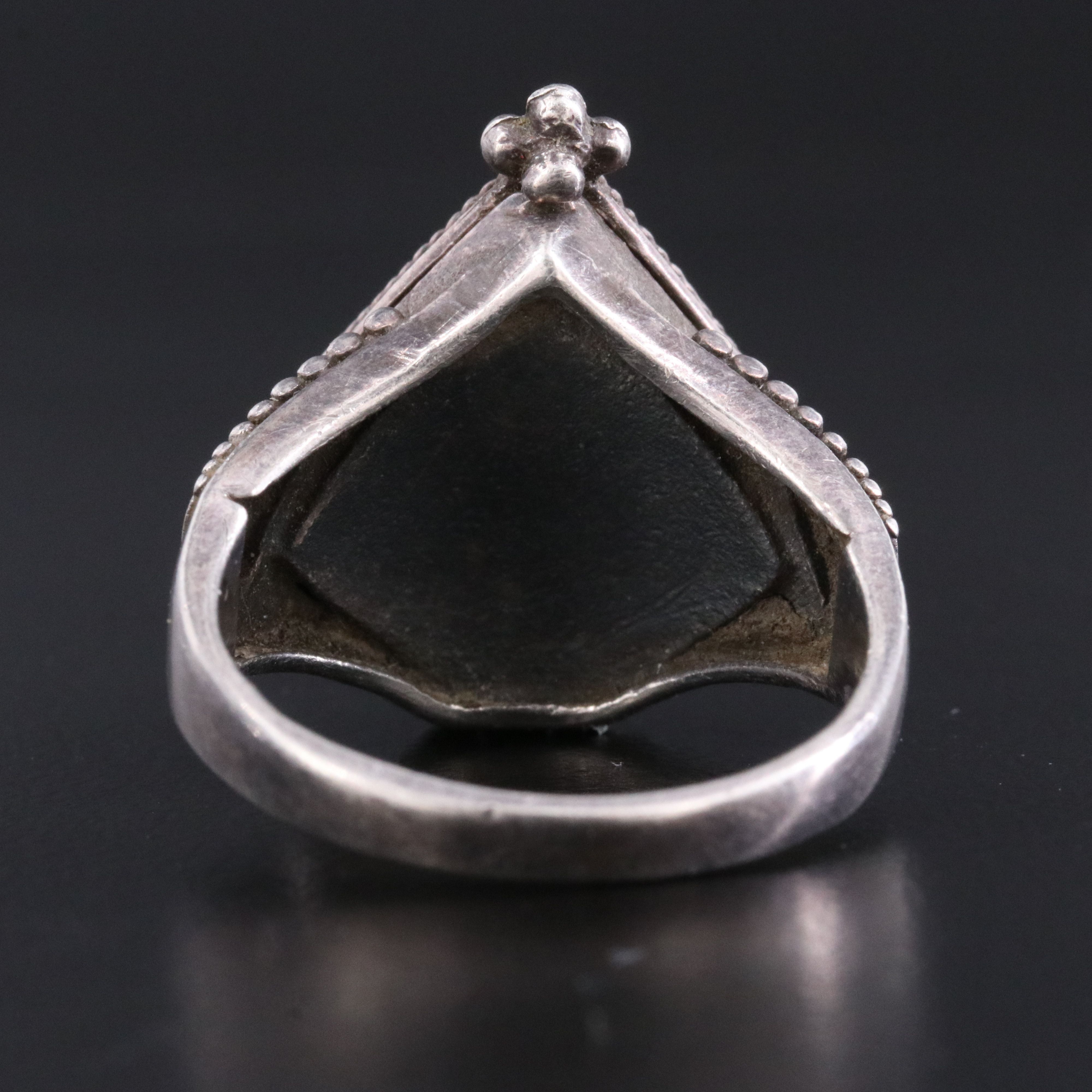 Vintage Sterling Poison Ring
