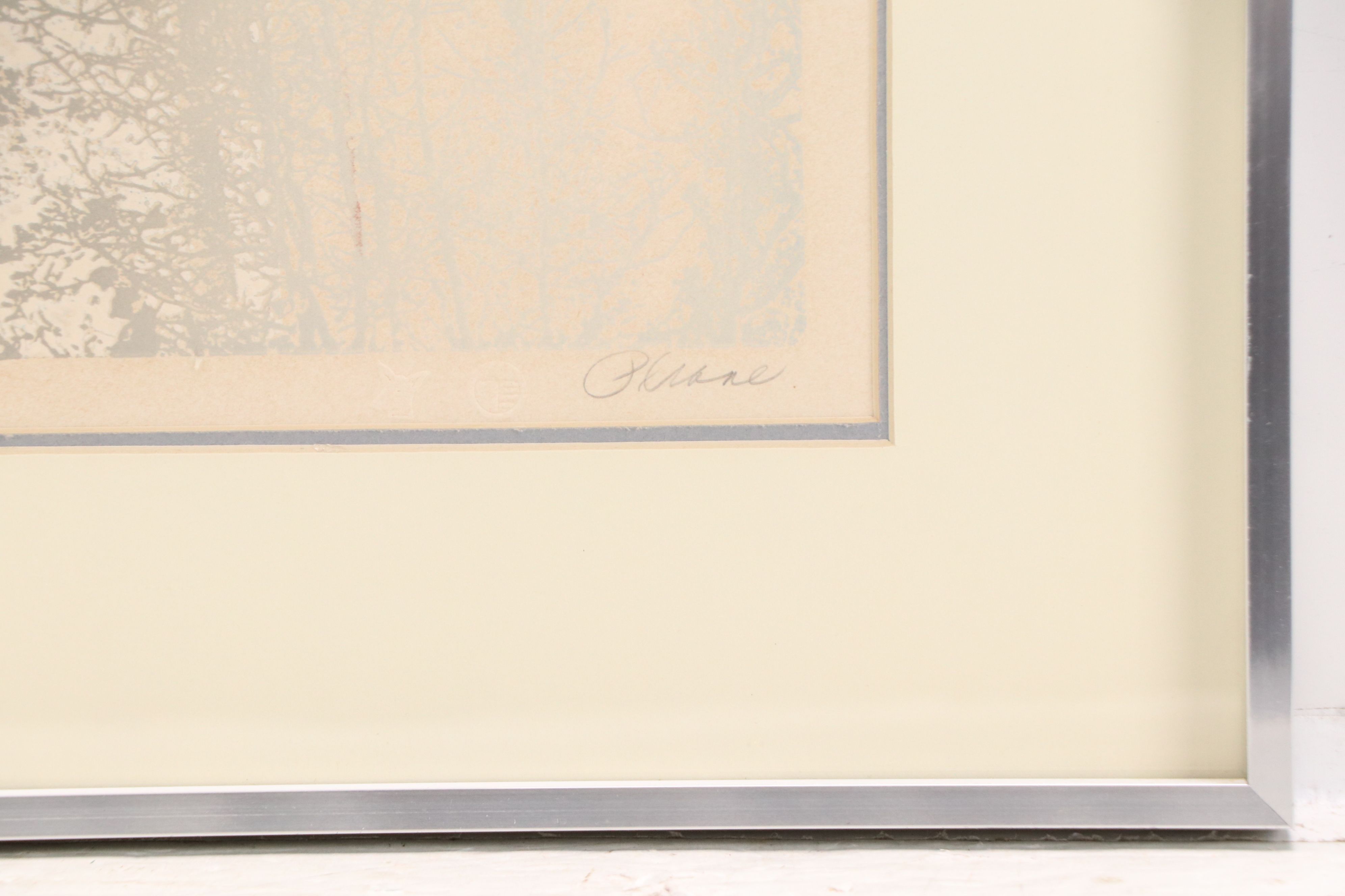 Paula Crane Etching "All Day Long"