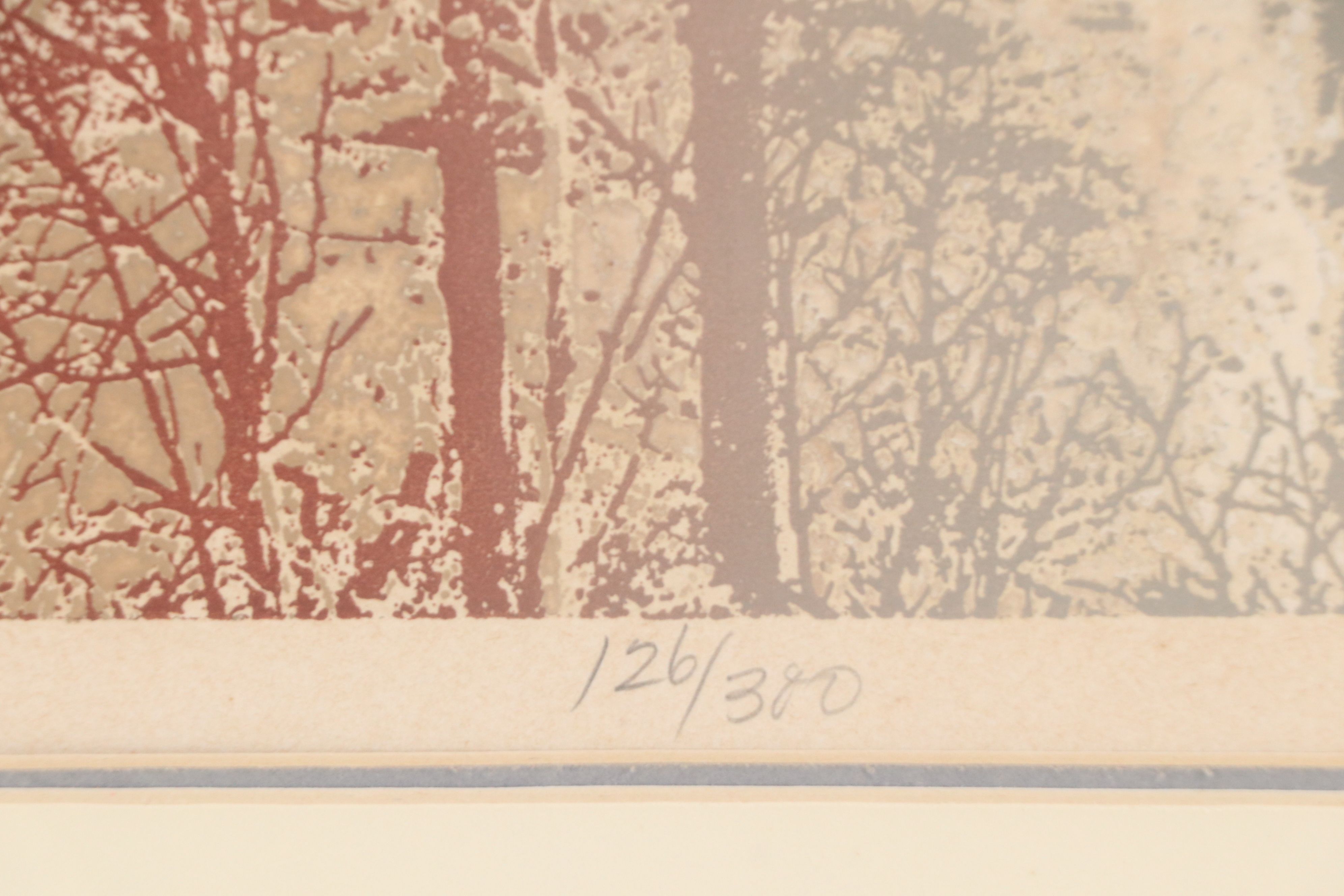 Paula Crane Etching "All Day Long"