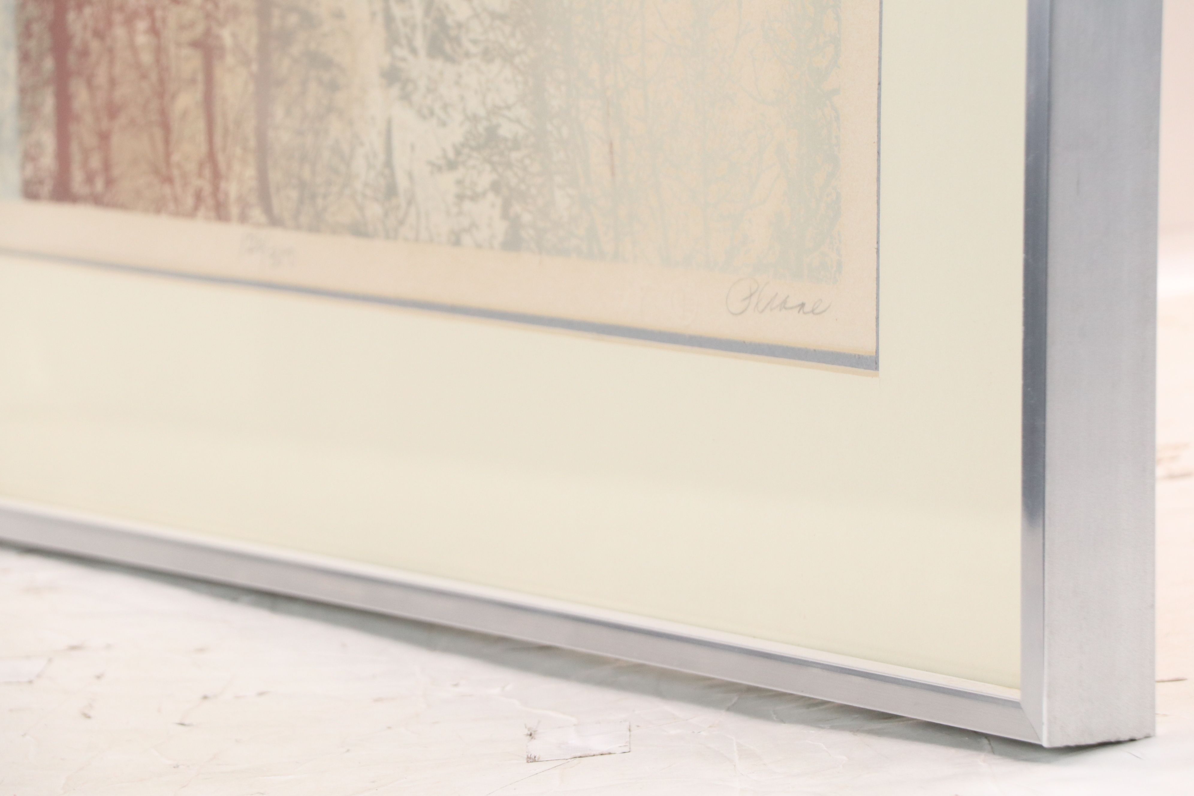 Paula Crane Etching "All Day Long"